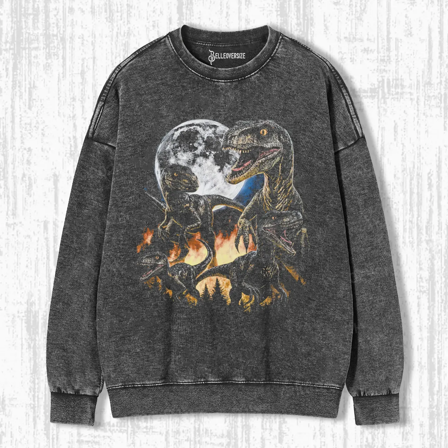 VELOCIRAPTOR DINOSAUR VINTAGE 90S SWEATSHIRTS