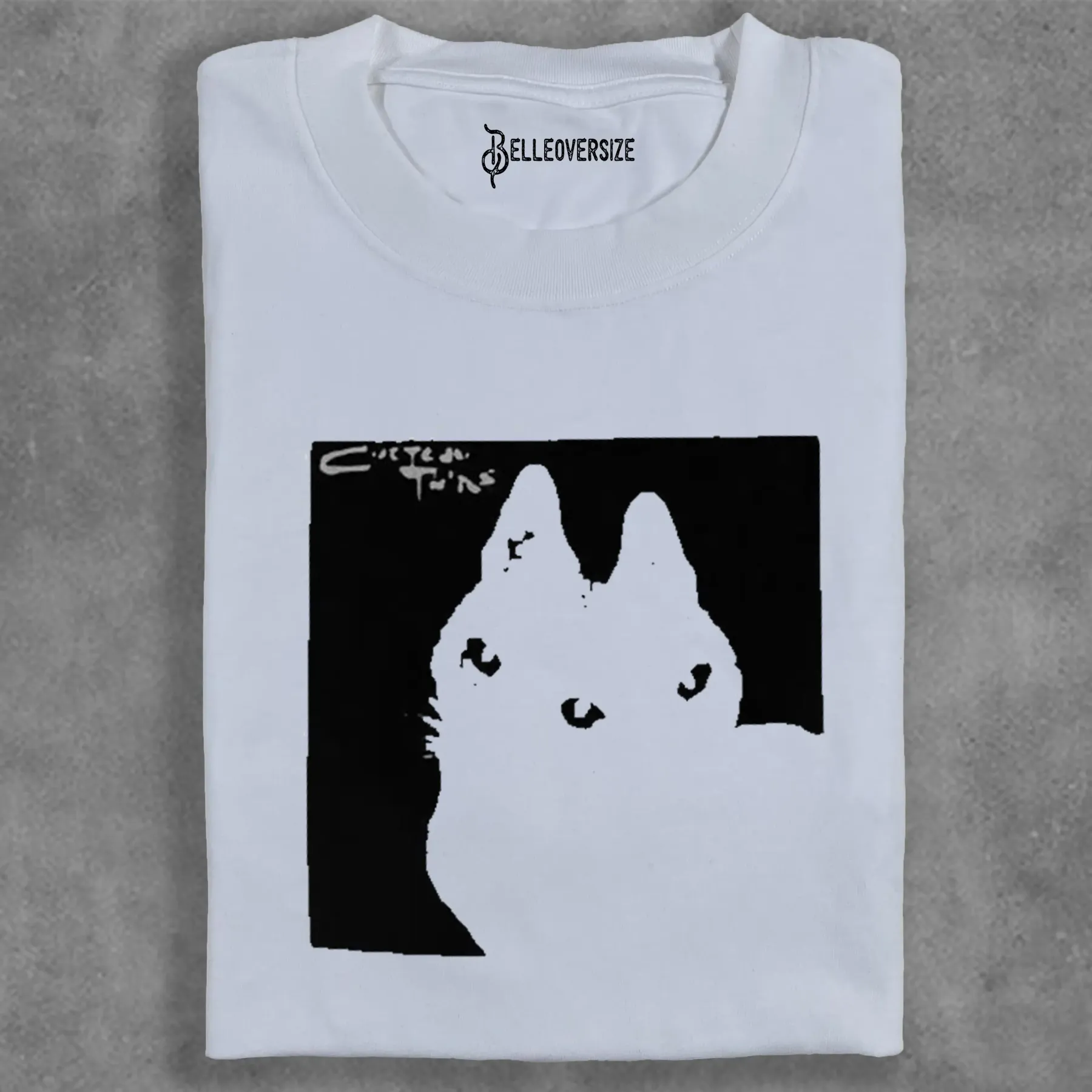 VINTAGE COCTEAU TWIN CAT AESTHETIC INPSIRED T-SHIRT