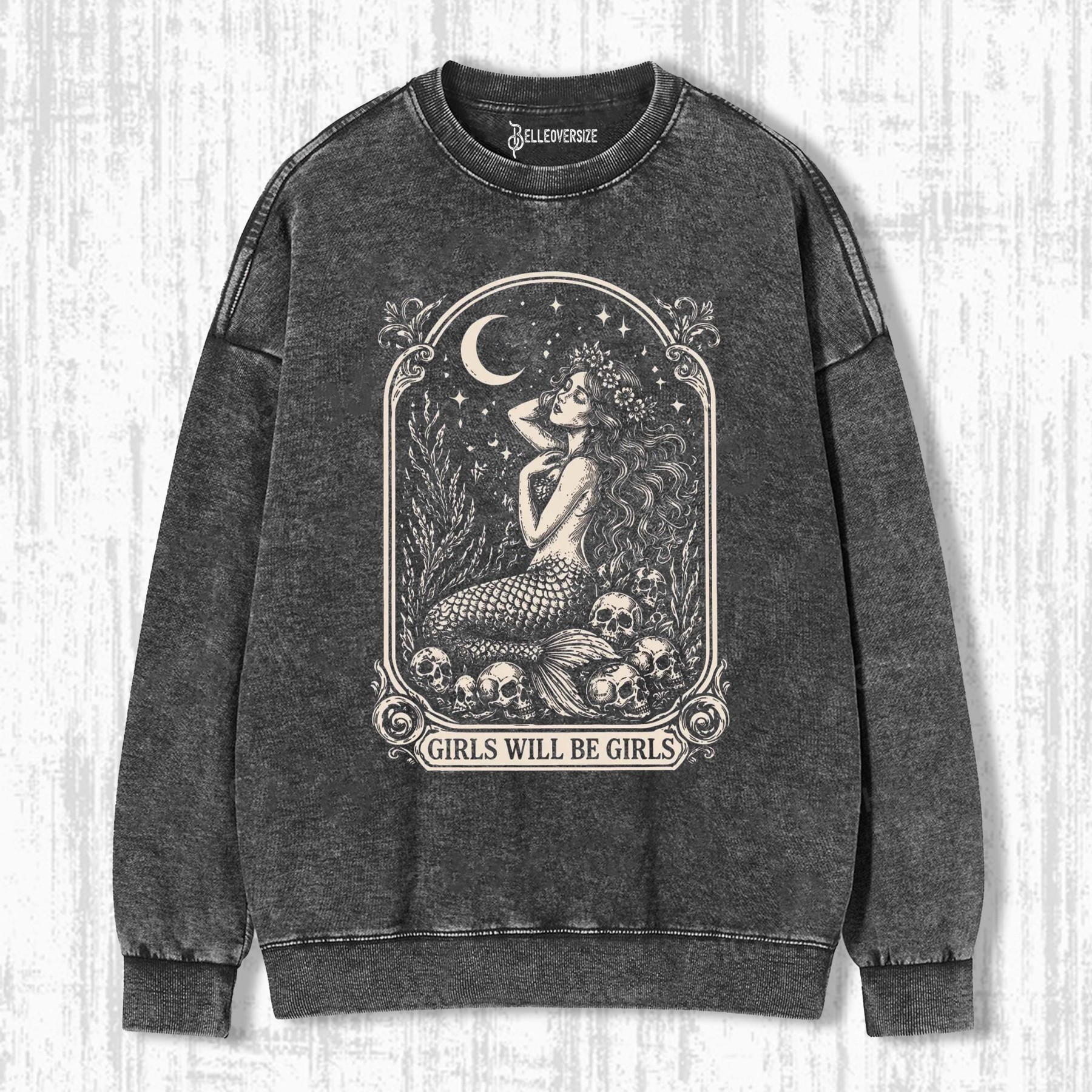 VINTAGE MERMAID SIREN SWEATSHIRTS