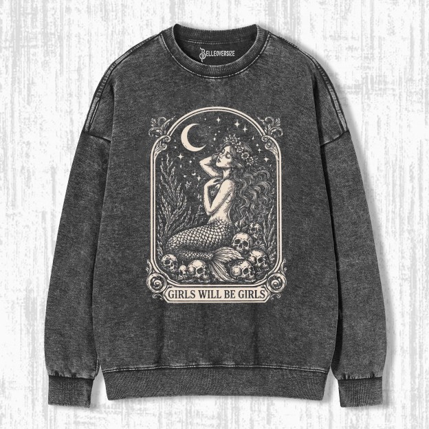 VINTAGE MERMAID SIREN SWEATSHIRTS