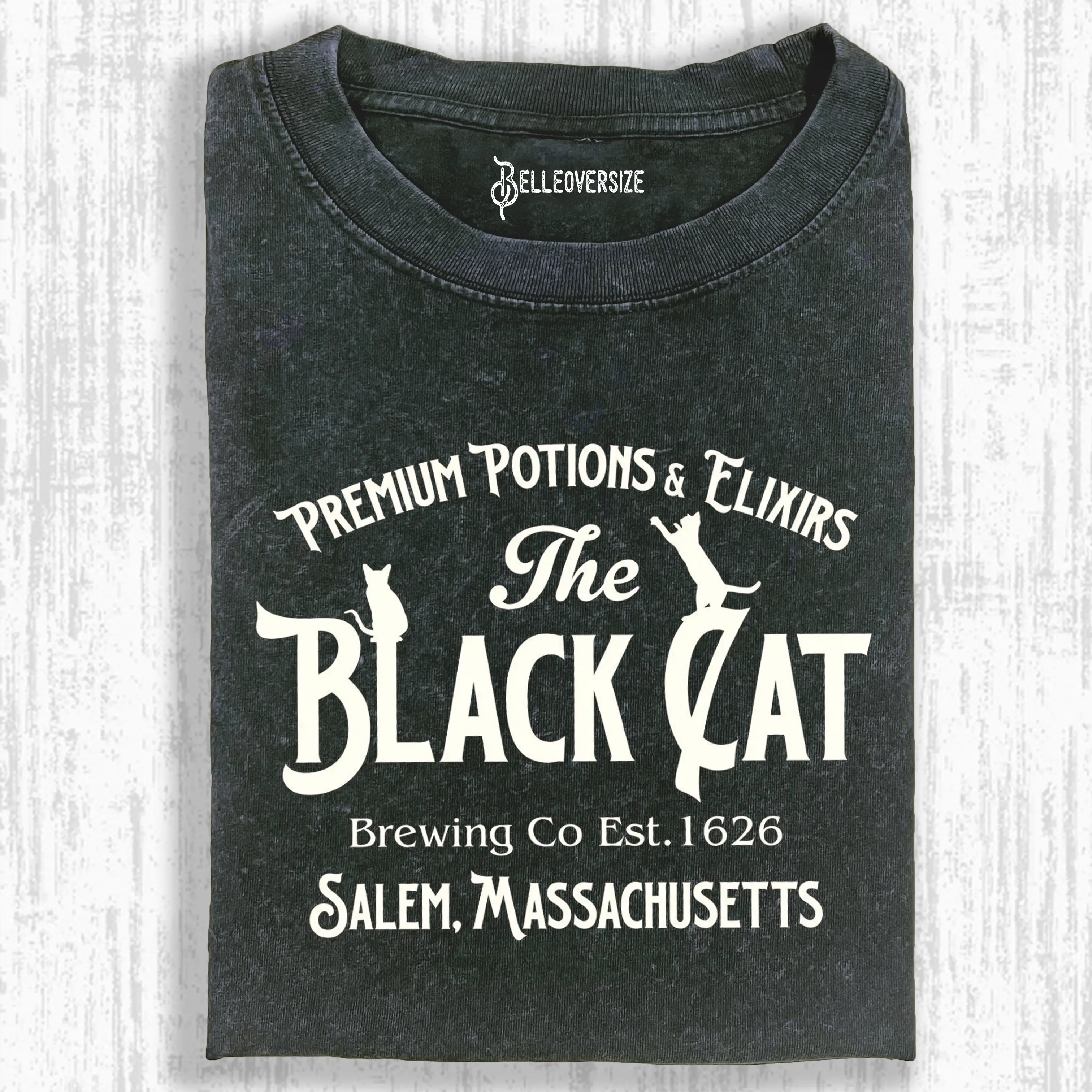 VINTAGE SALEM BLACK CAT T-SHIRT