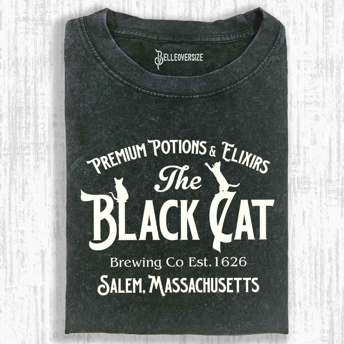 VINTAGE SALEM BLACK CAT T-SHIRT