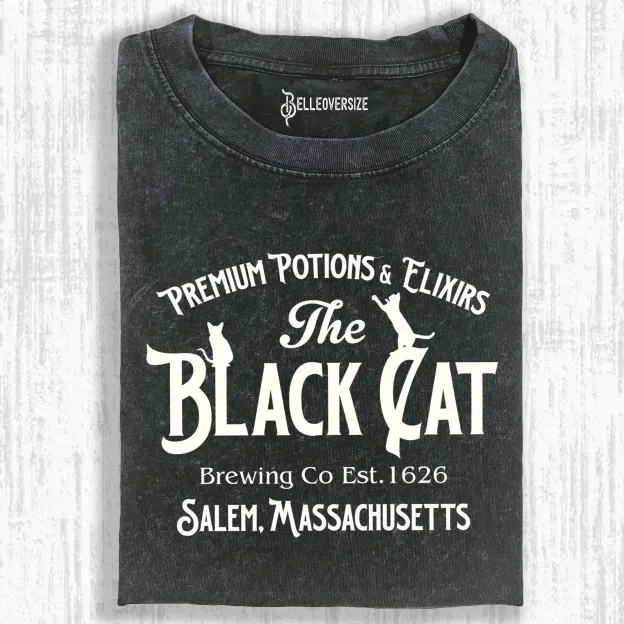 VINTAGE SALEM BLACK CAT T-SHIRT