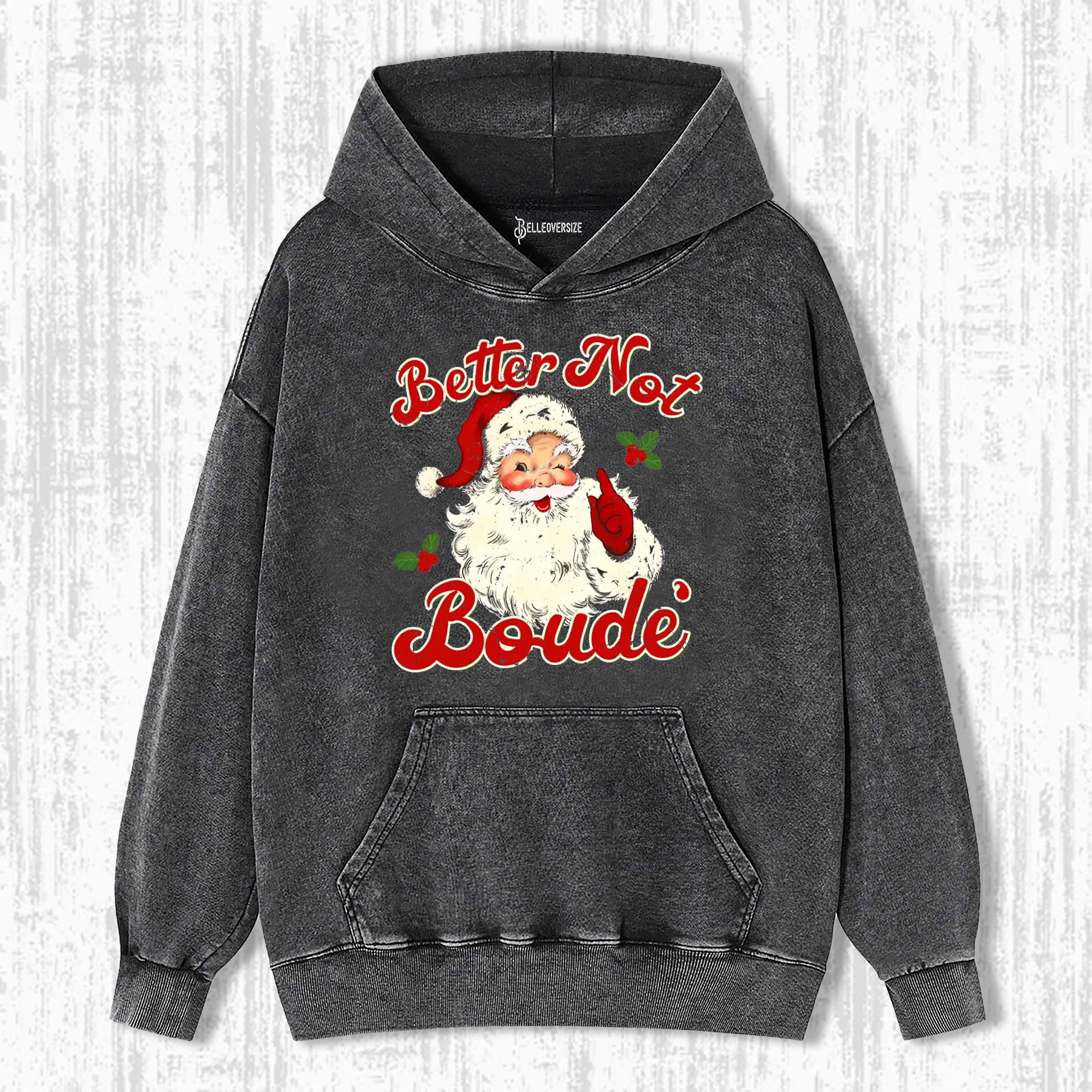 VINTAGE SANTA HOODIE
