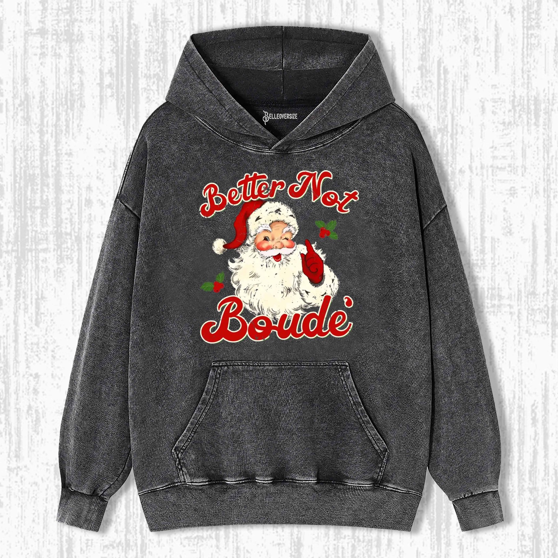 VINTAGE SANTA HOODIE