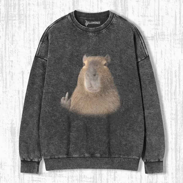 WACKY CAPYBARA SWEATSHIRTS 