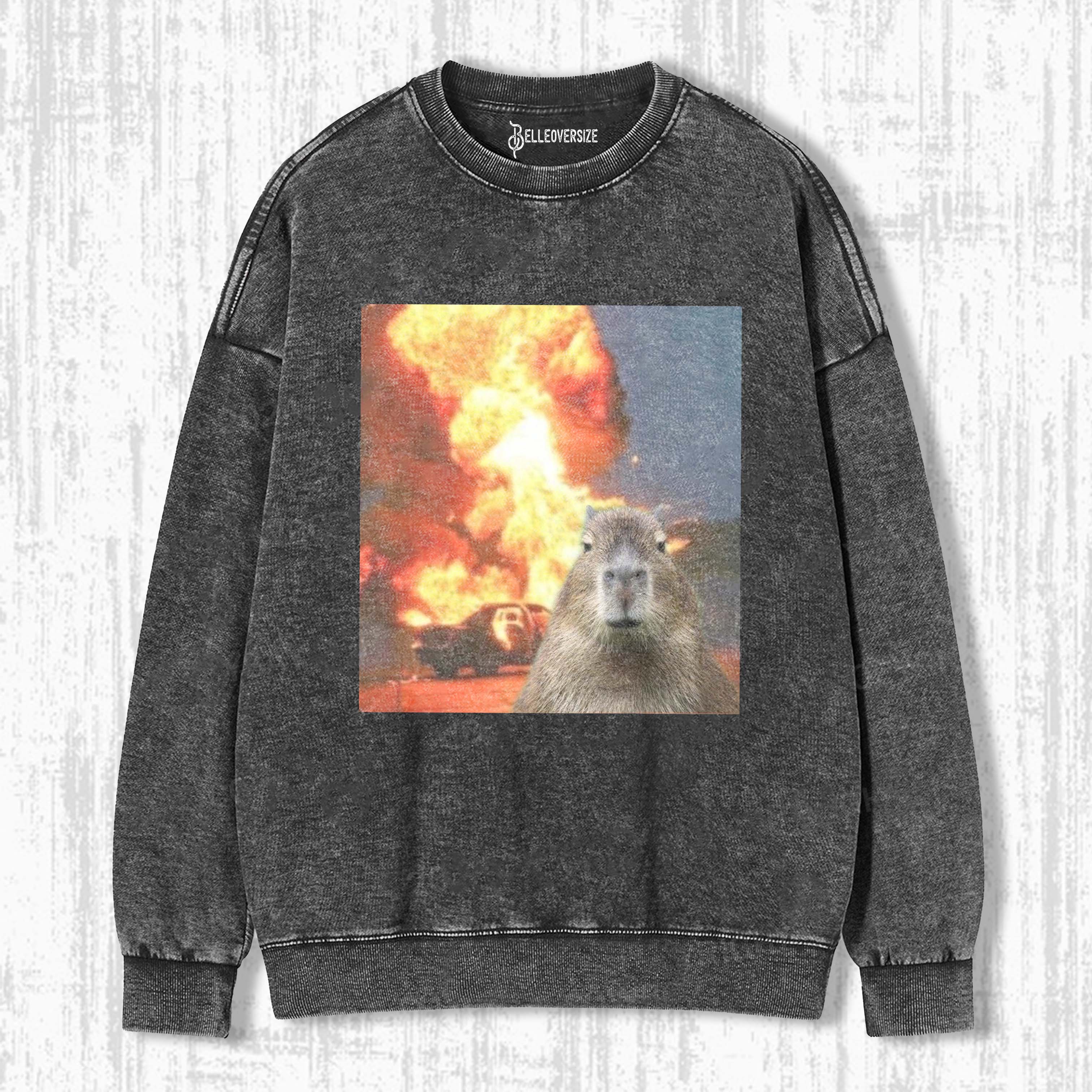 WACKY CAPYBARA SWEATSHIRTS