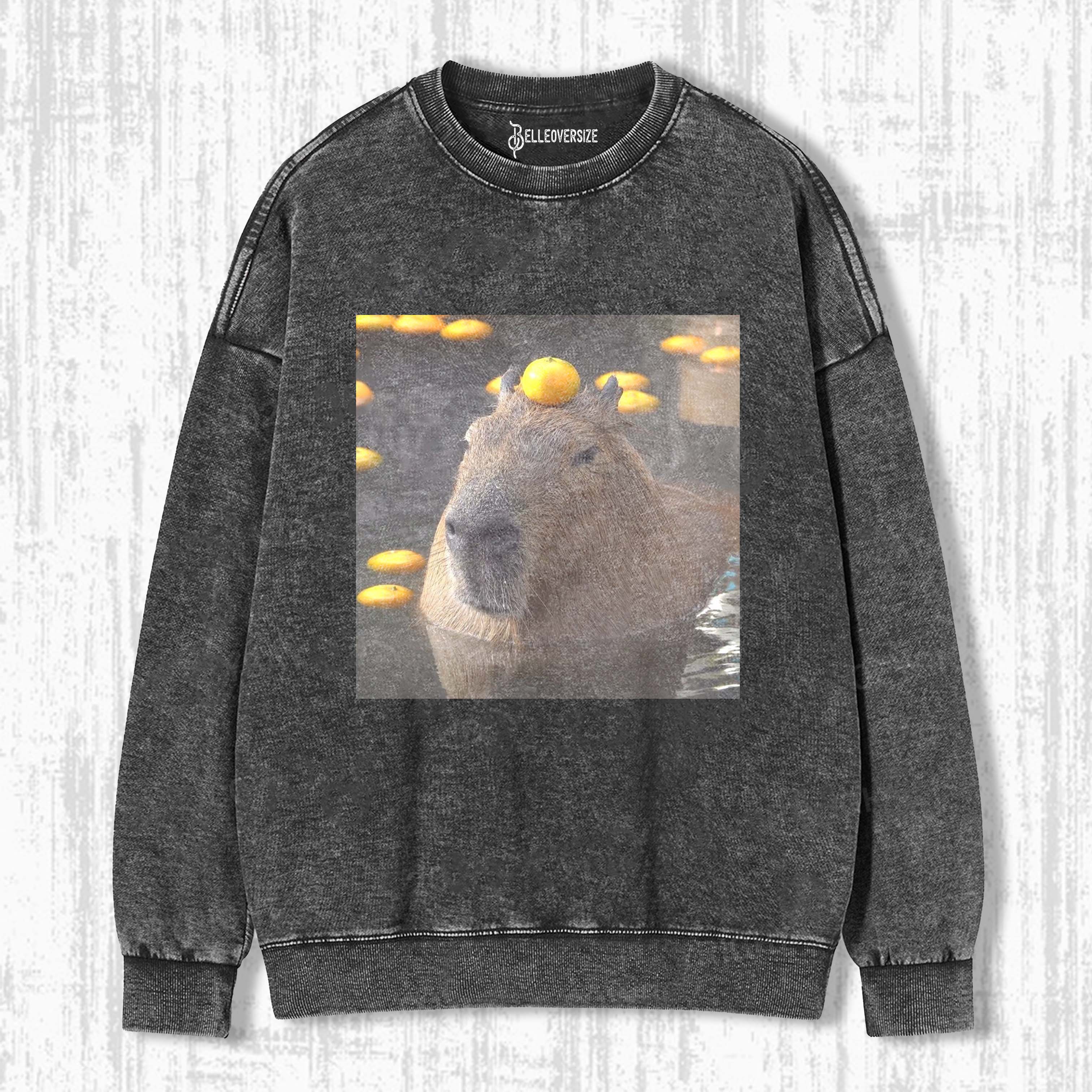 WACKY CAPYBARA SWEATSHIRTS 