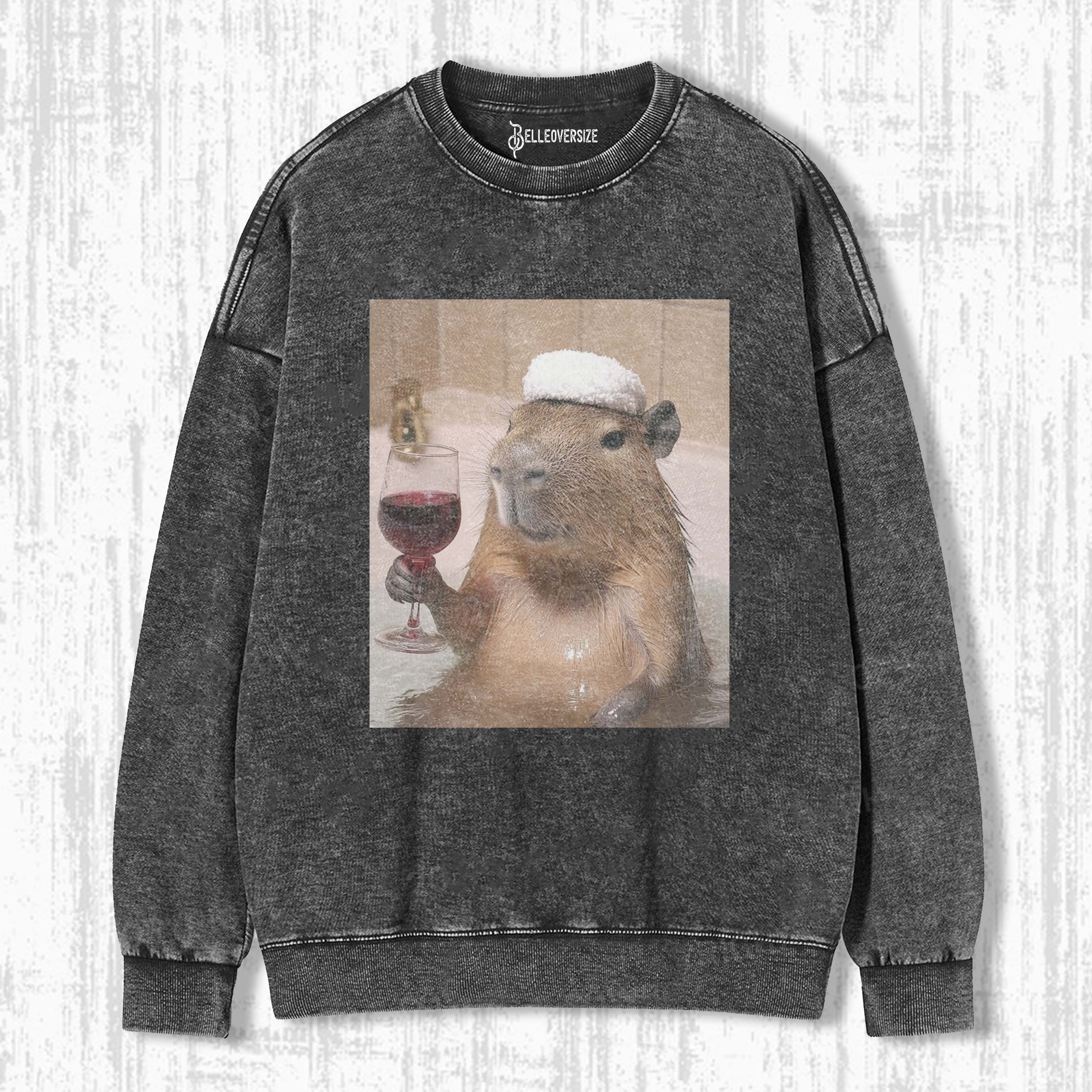 WACKY CAPYBARA SWEATSHIRTS