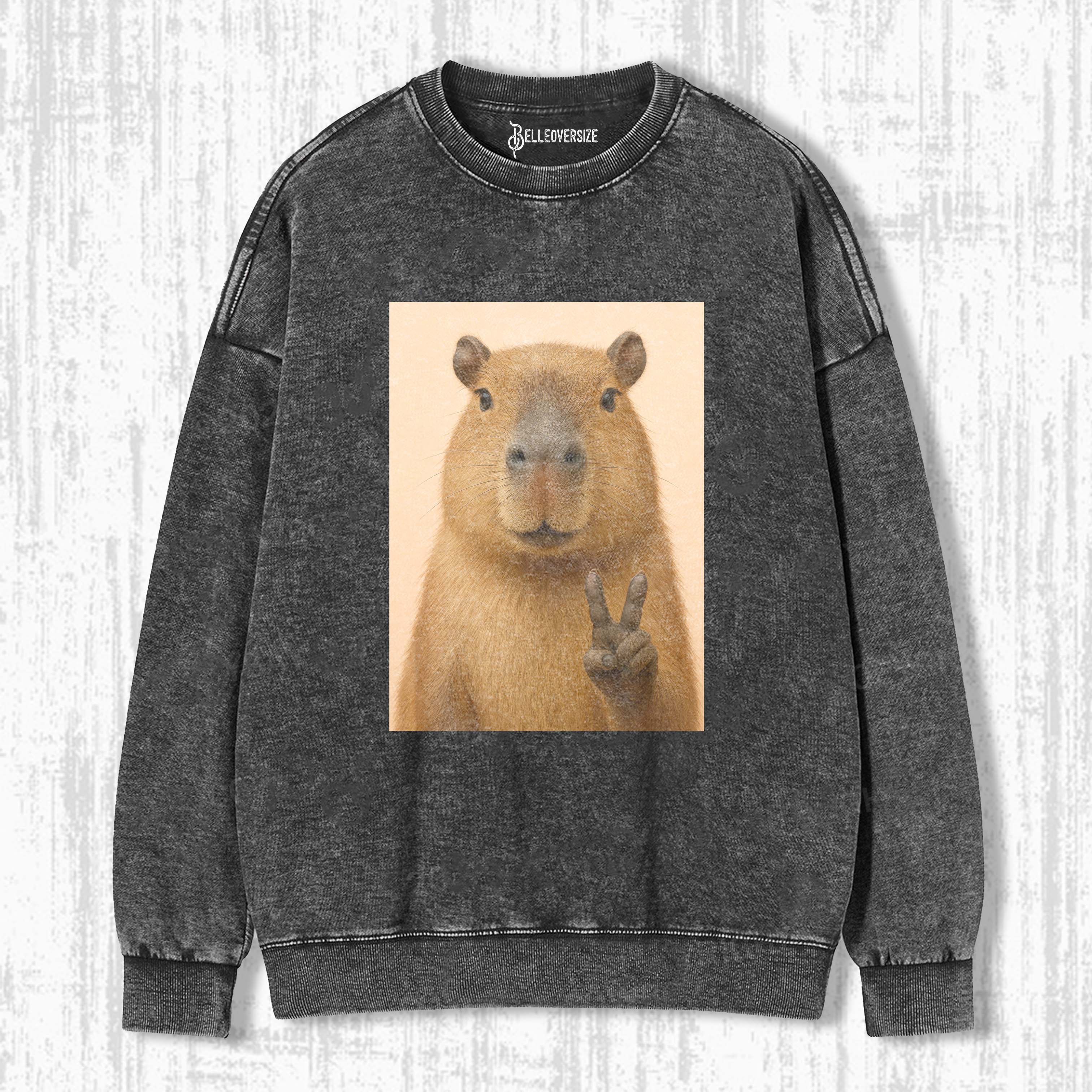 WACKY CAPYBARA SWEATSHIRTS