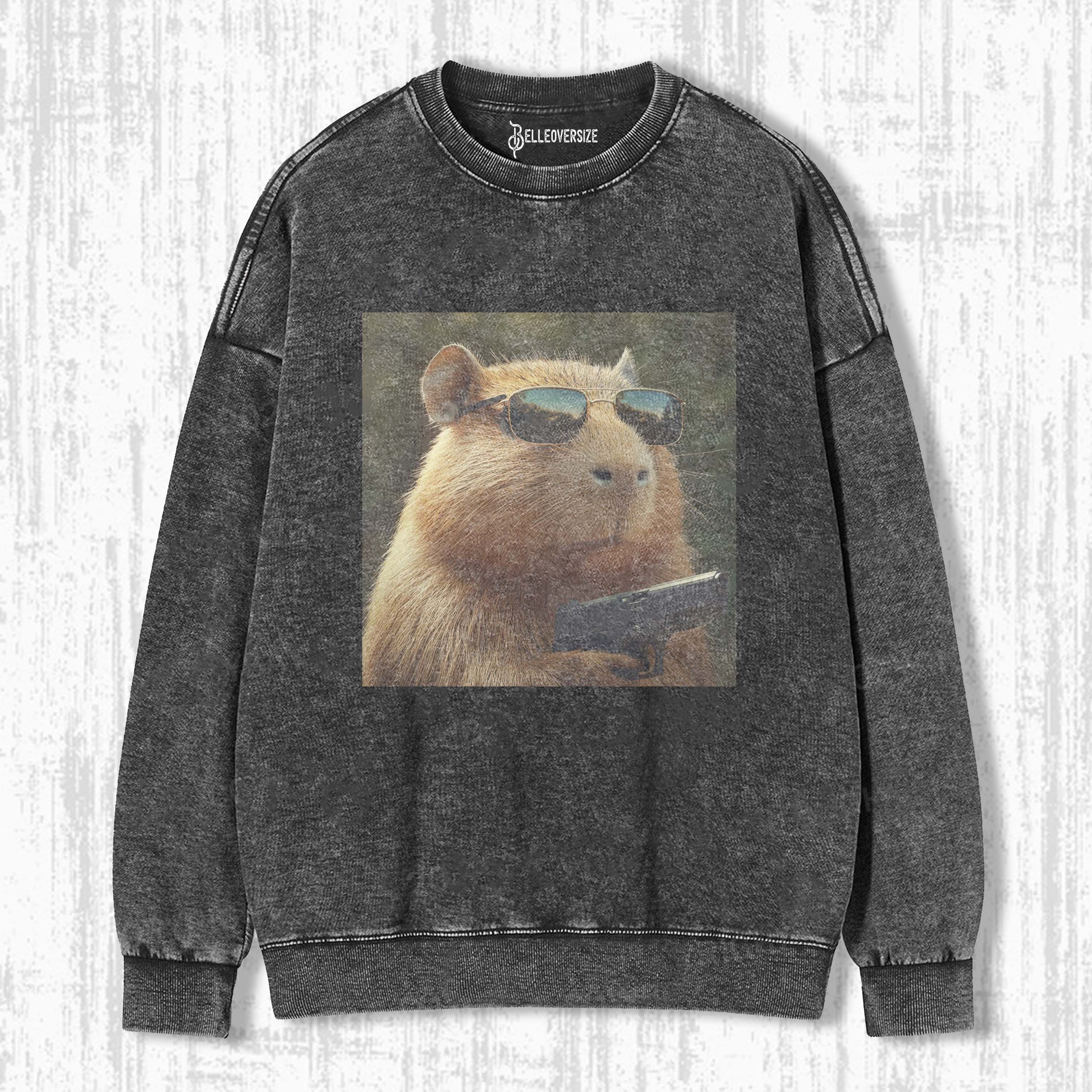 WACKY CAPYBARA SWEATSHIRTS