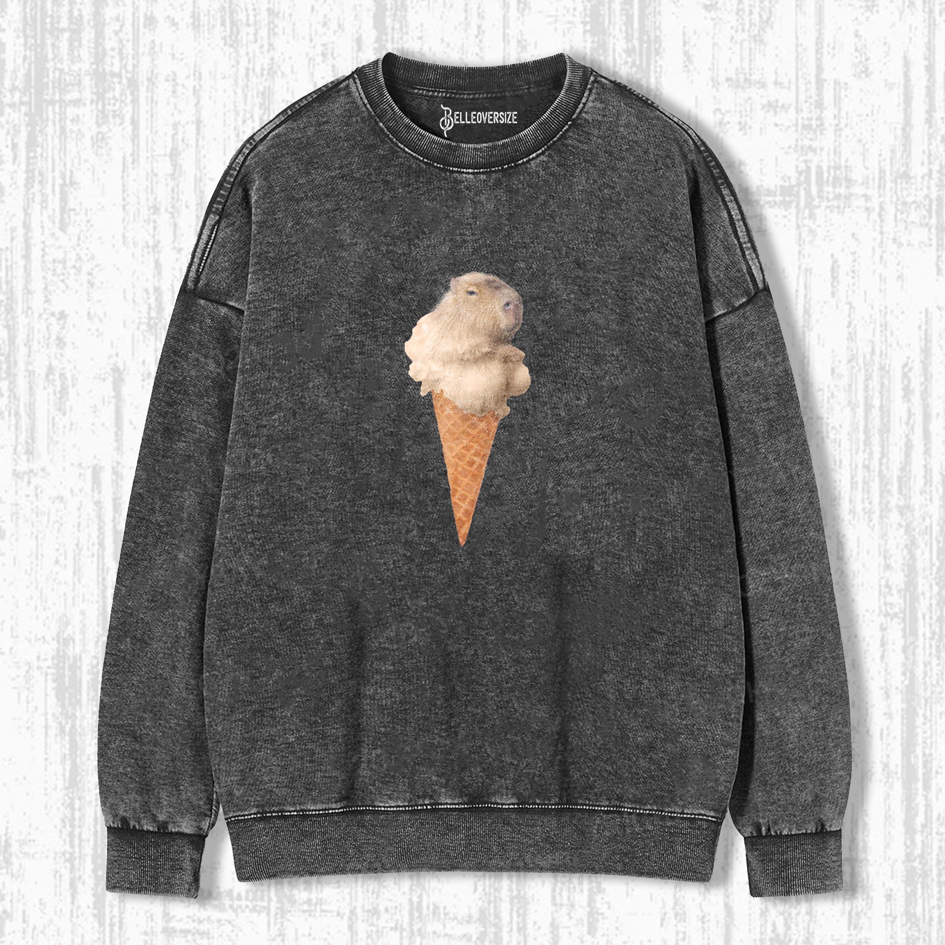 WACKY CAPYBARA SWEATSHIRTS 