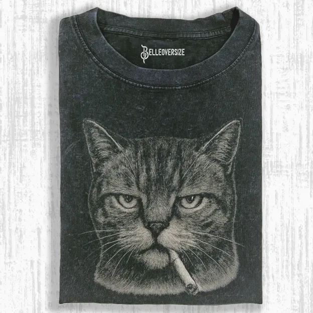 WACKY CAT  T-SHIR