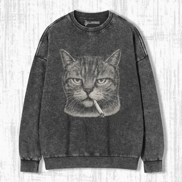 WACKY CAT SWEATSHIRTS