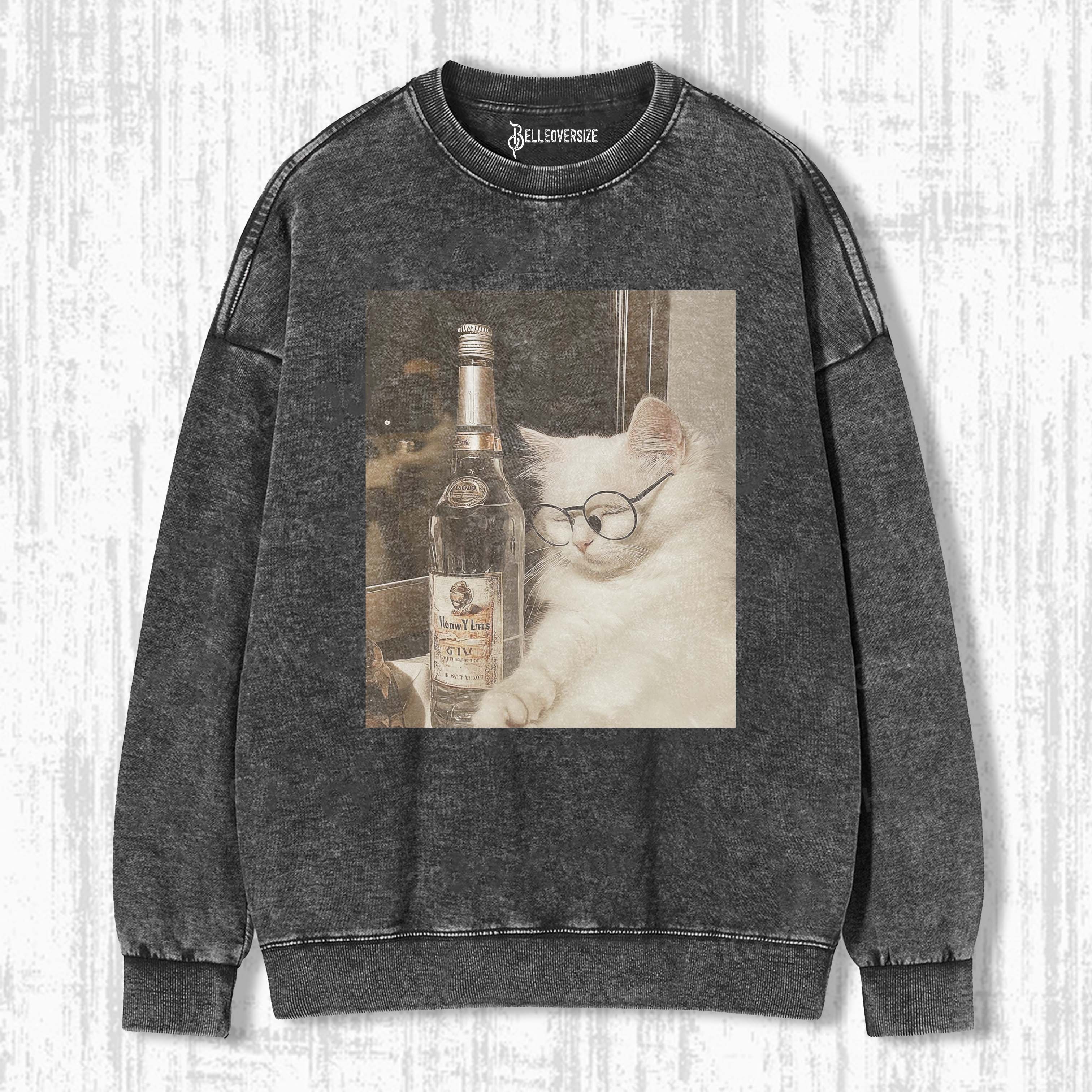 WACKY CAT SWEATSHIRTS