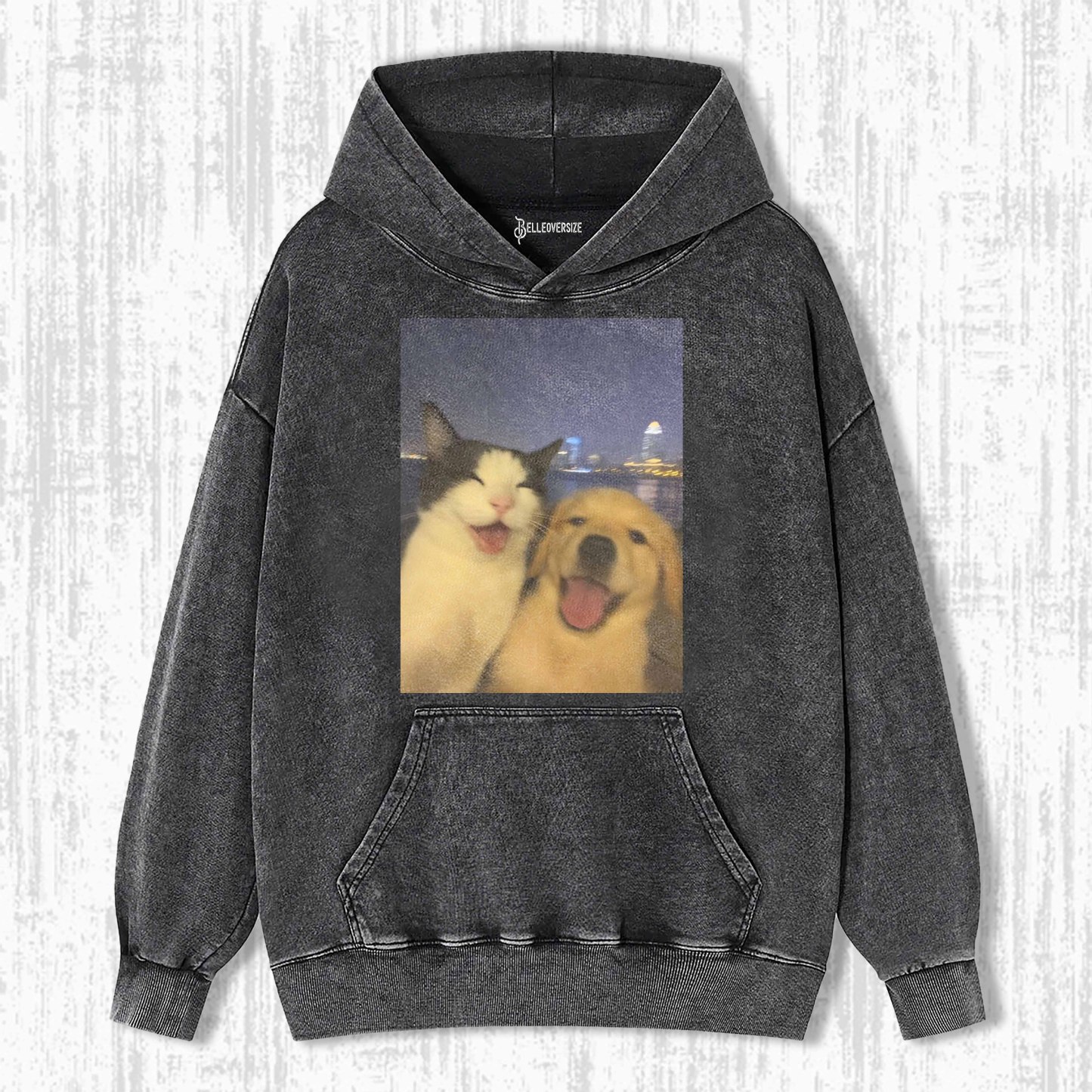 WACKY CAT & DOG HOODIE