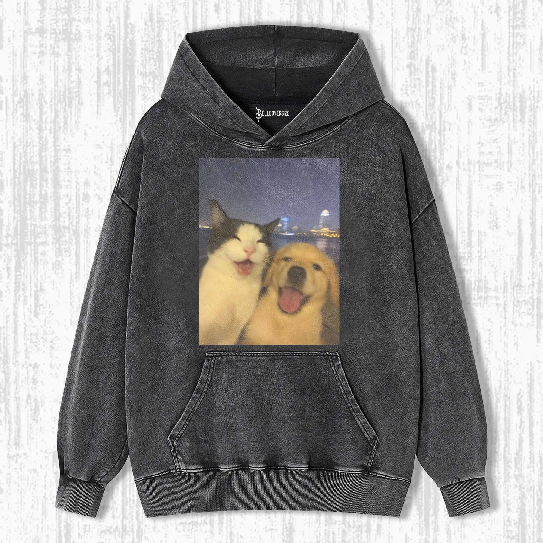 WACKY CAT & DOG HOODIE