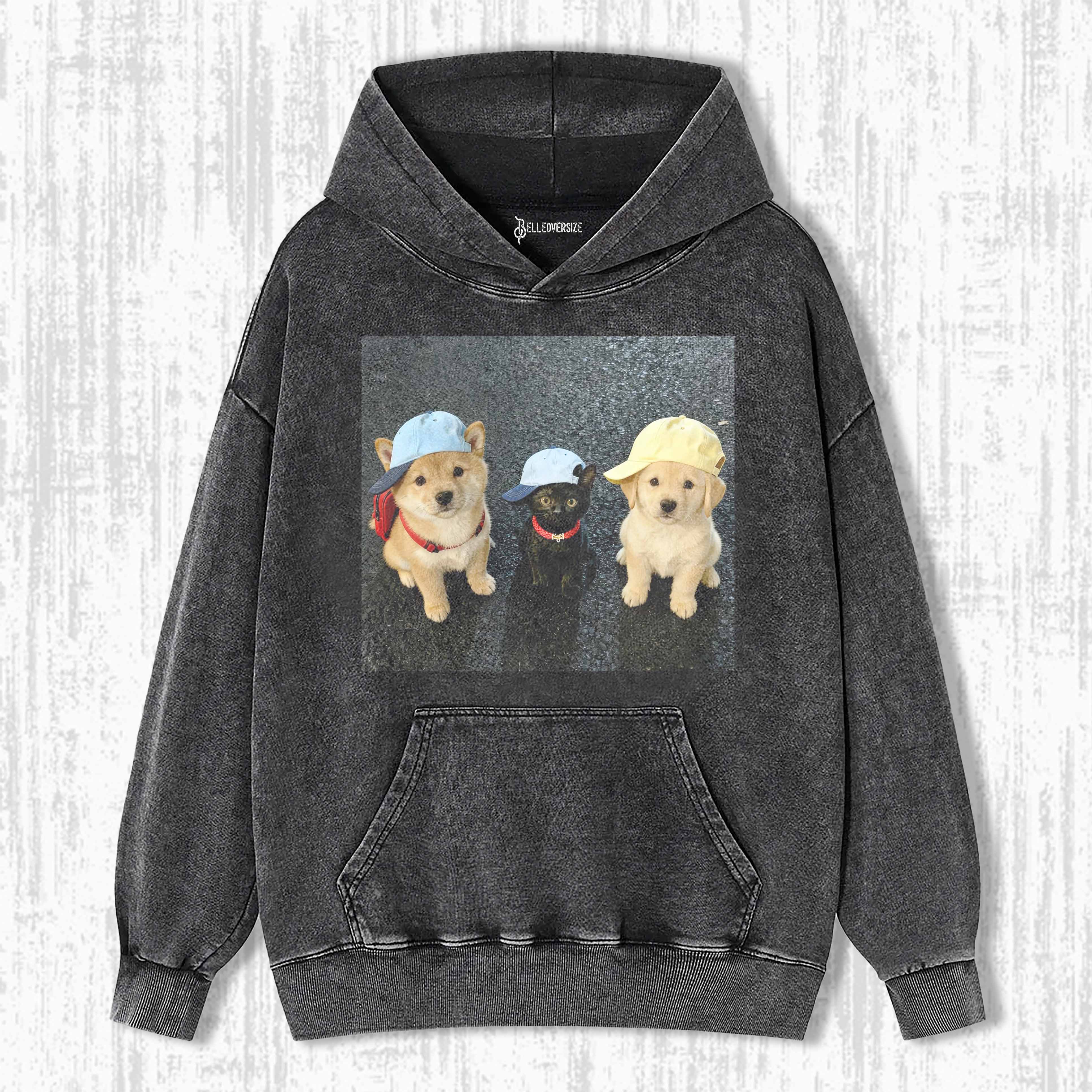 WACKY CAT & DOG HOODIE