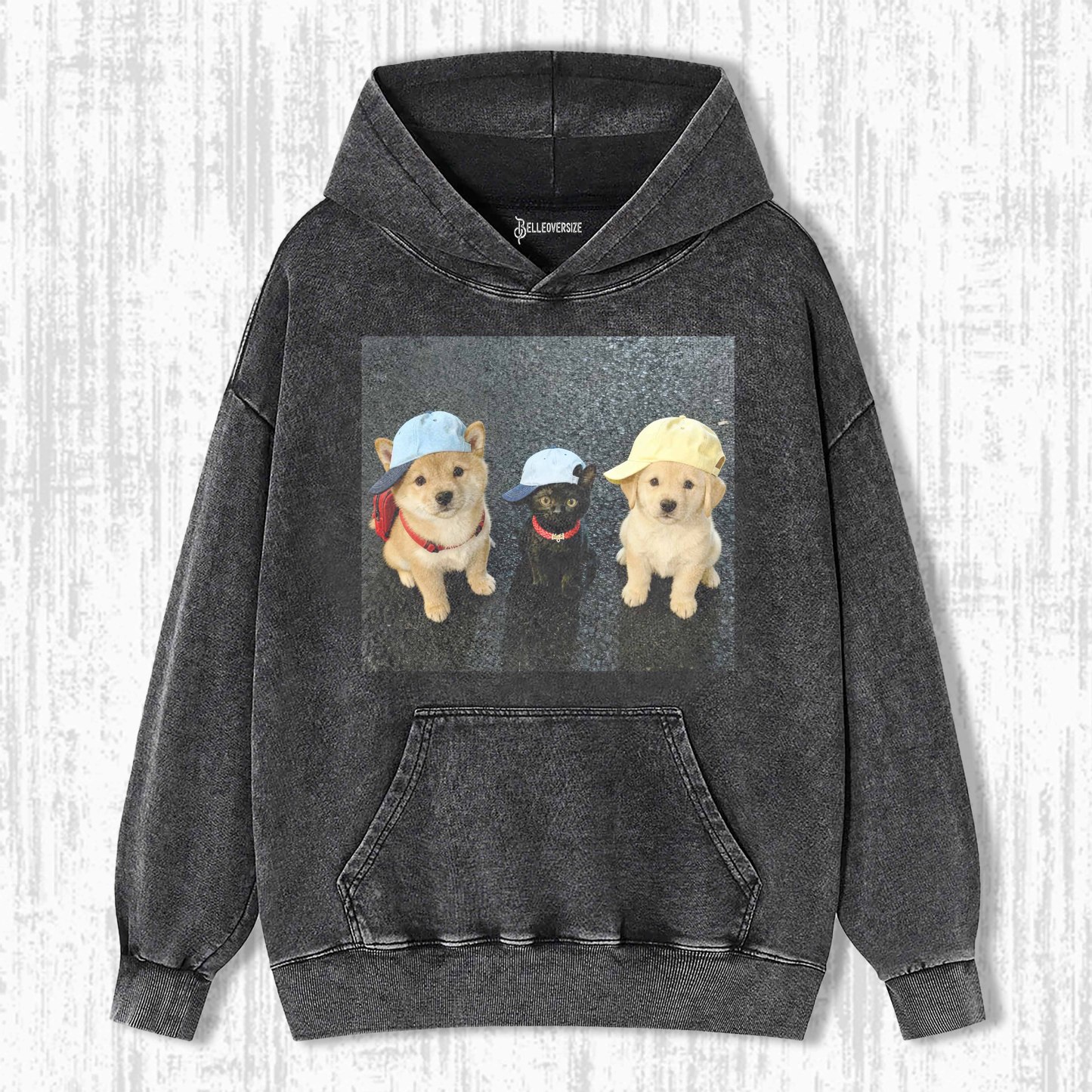 WACKY CAT & DOG HOODIE