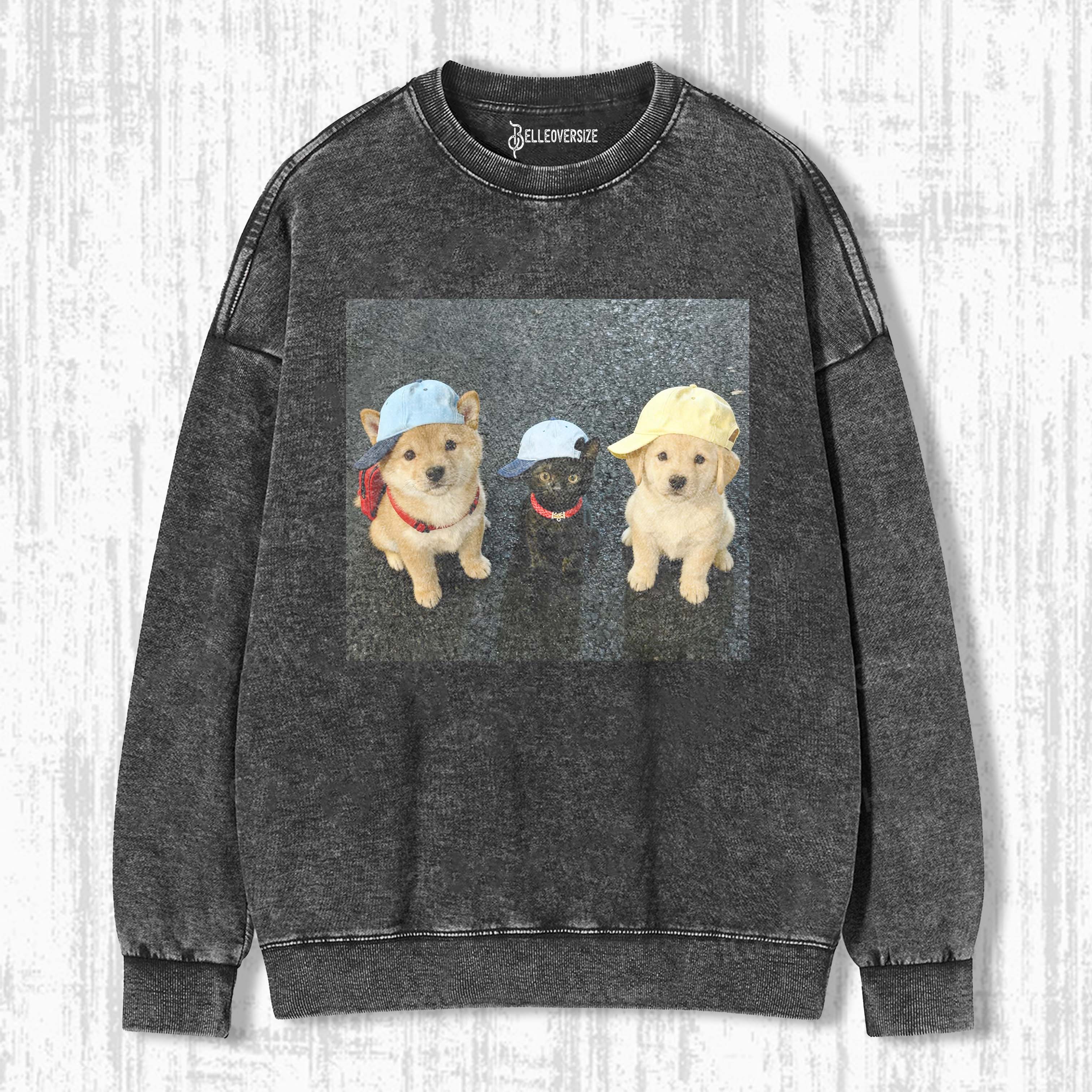 WACKY CAT & DOG SWEATSHIRTS