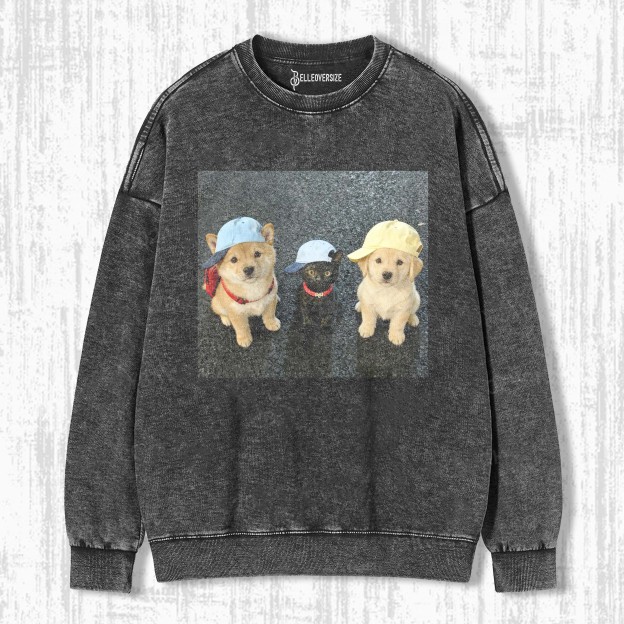 WACKY CAT & DOG SWEATSHIRTS