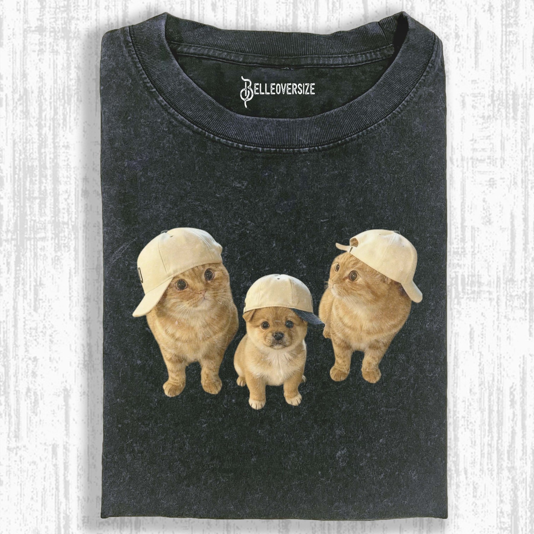 WACKY CAT & DOG T-SHIRT