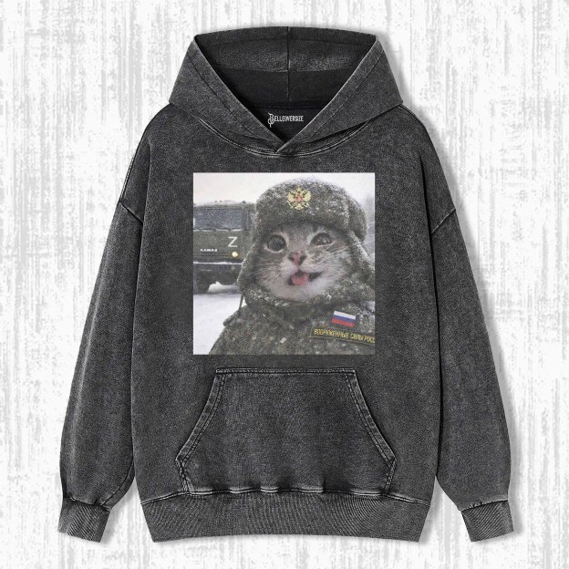 WACKY CAT HOODIE 