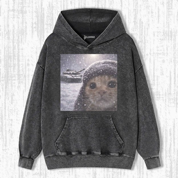 WACKY CAT HOODIE 