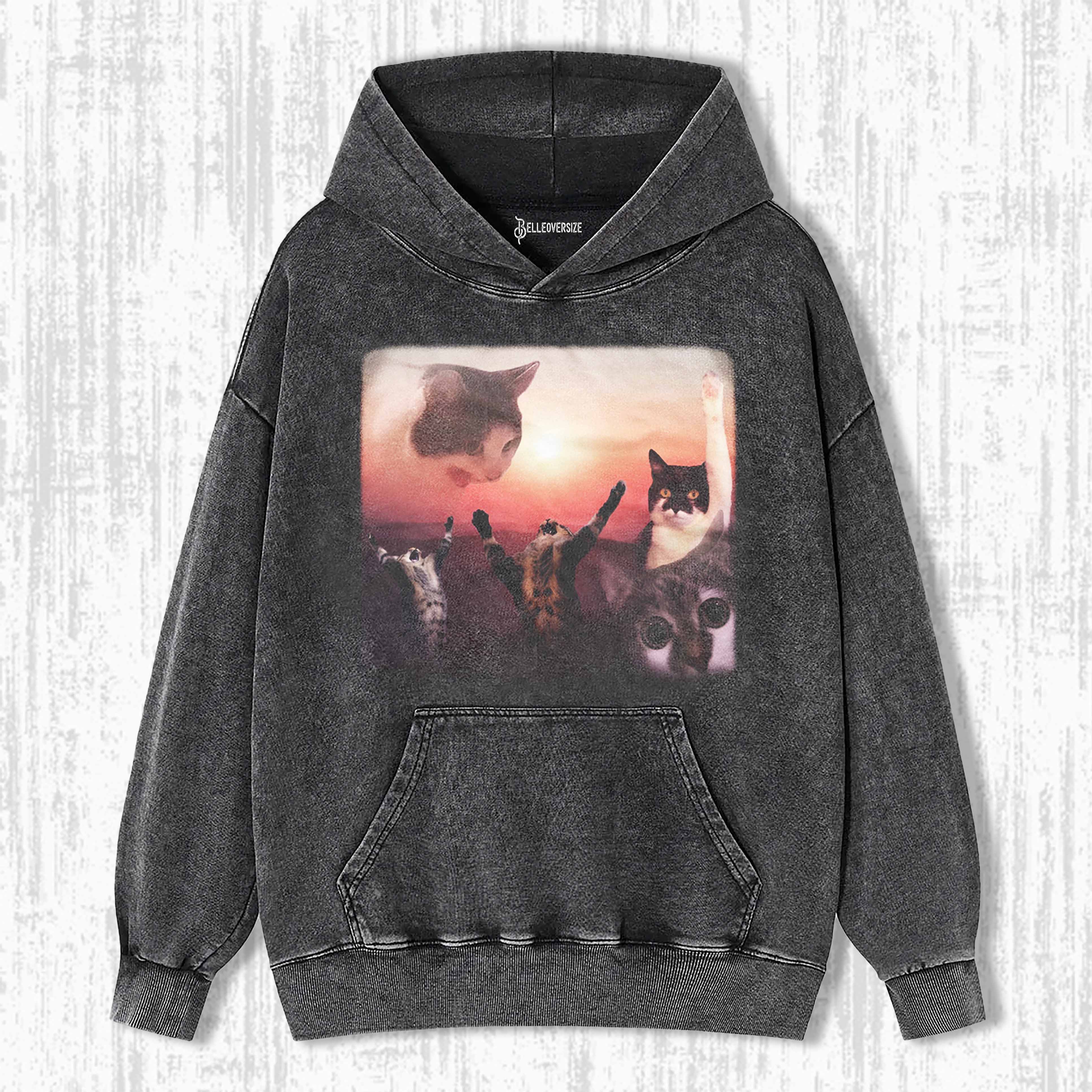 WACKY CAT HOODIE
