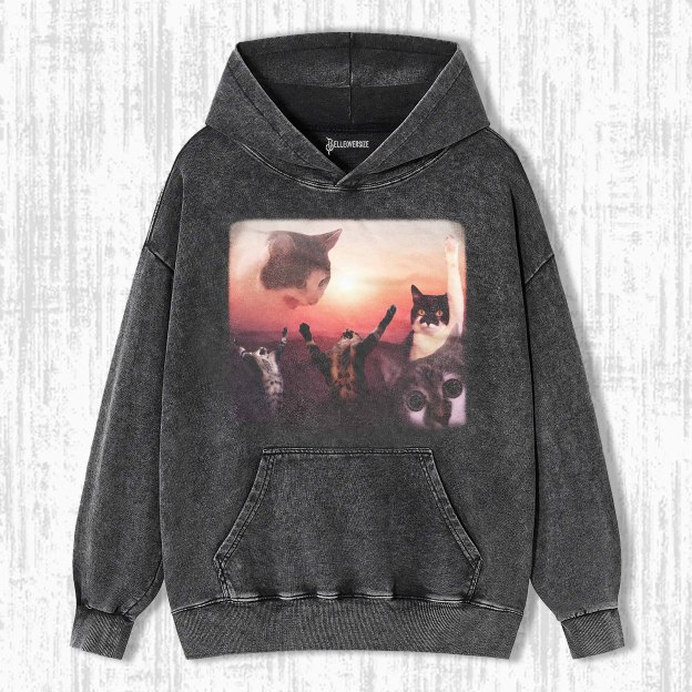 WACKY CAT HOODIE