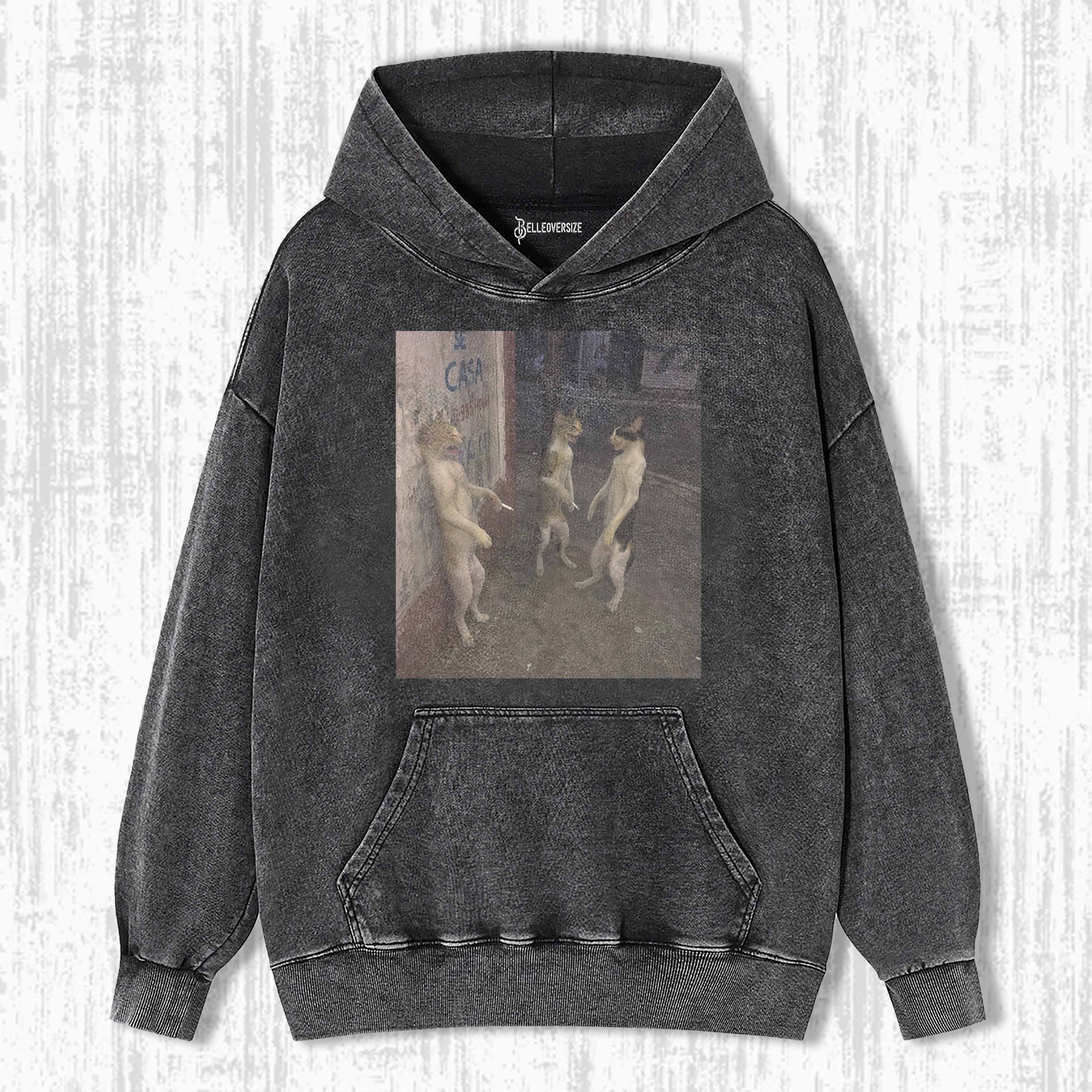 WACKY CAT HOODIE