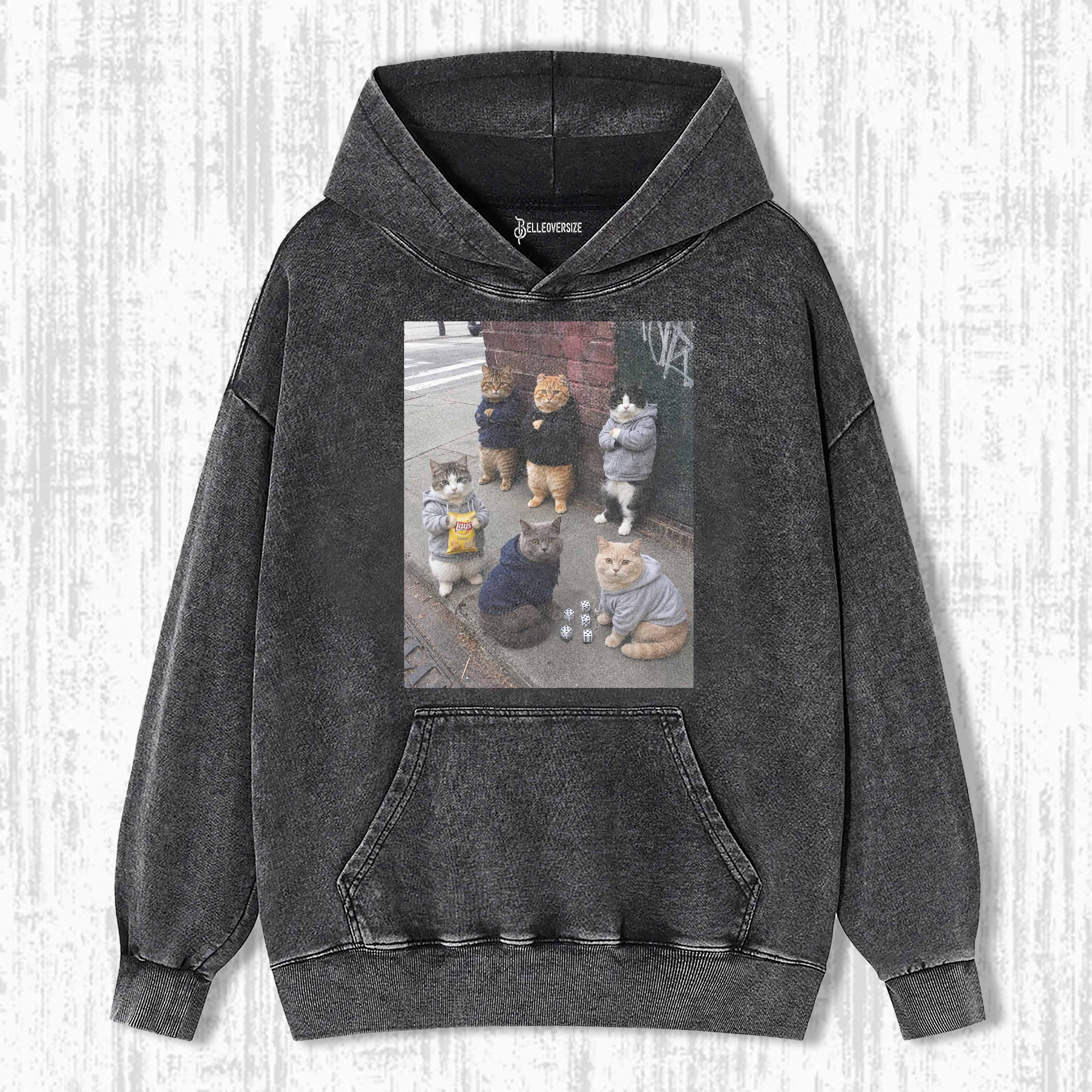 WACKY CAT HOODIE