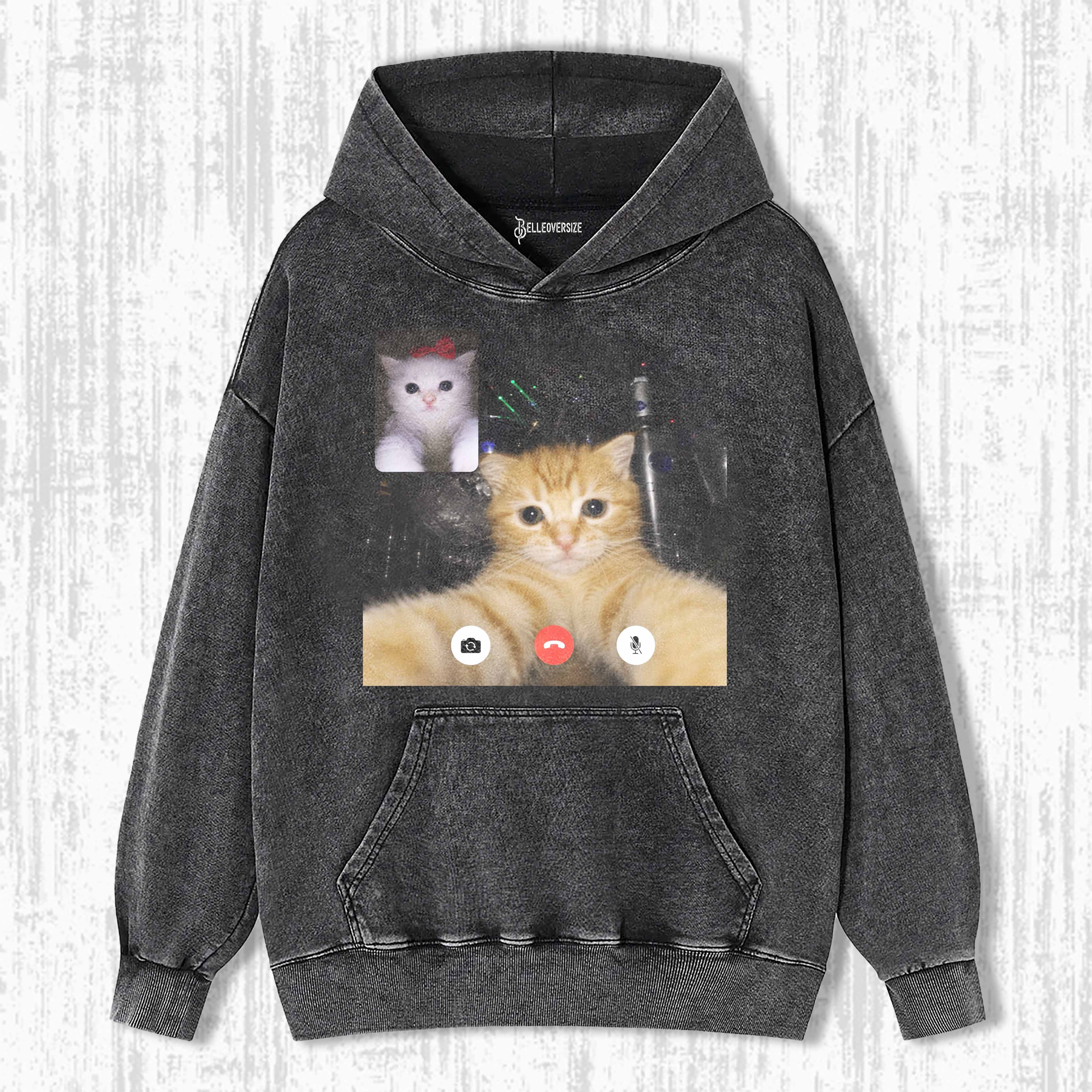 WACKY CAT HOODIE