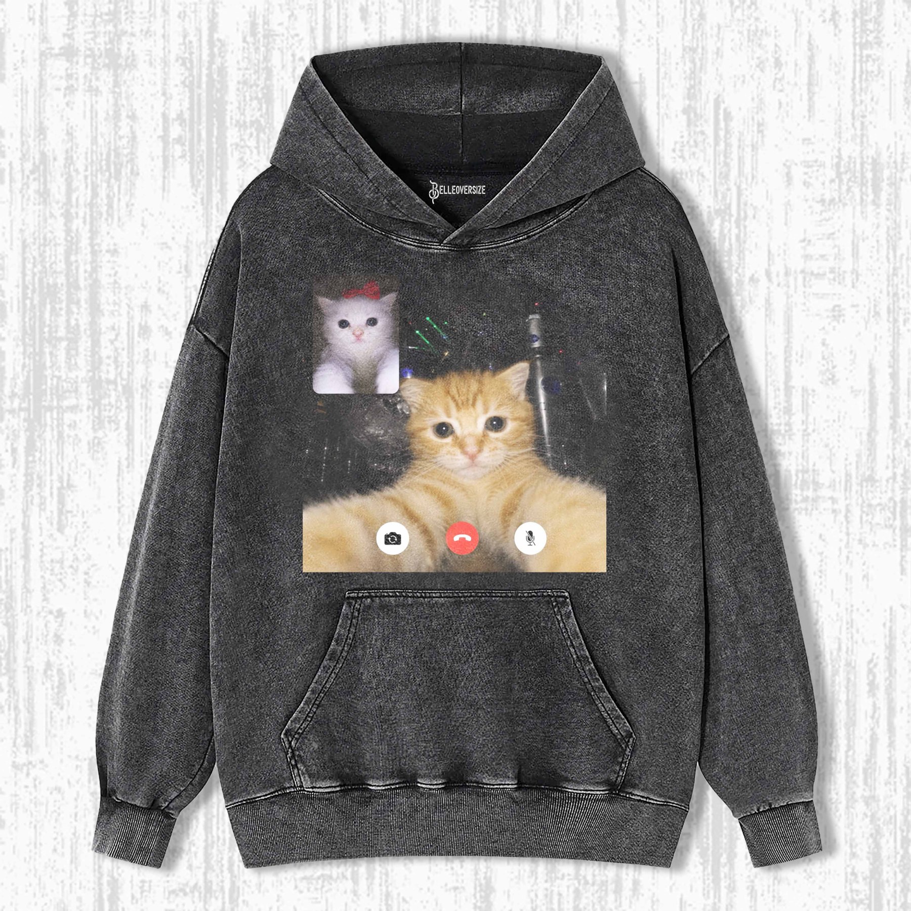 WACKY CAT HOODIE