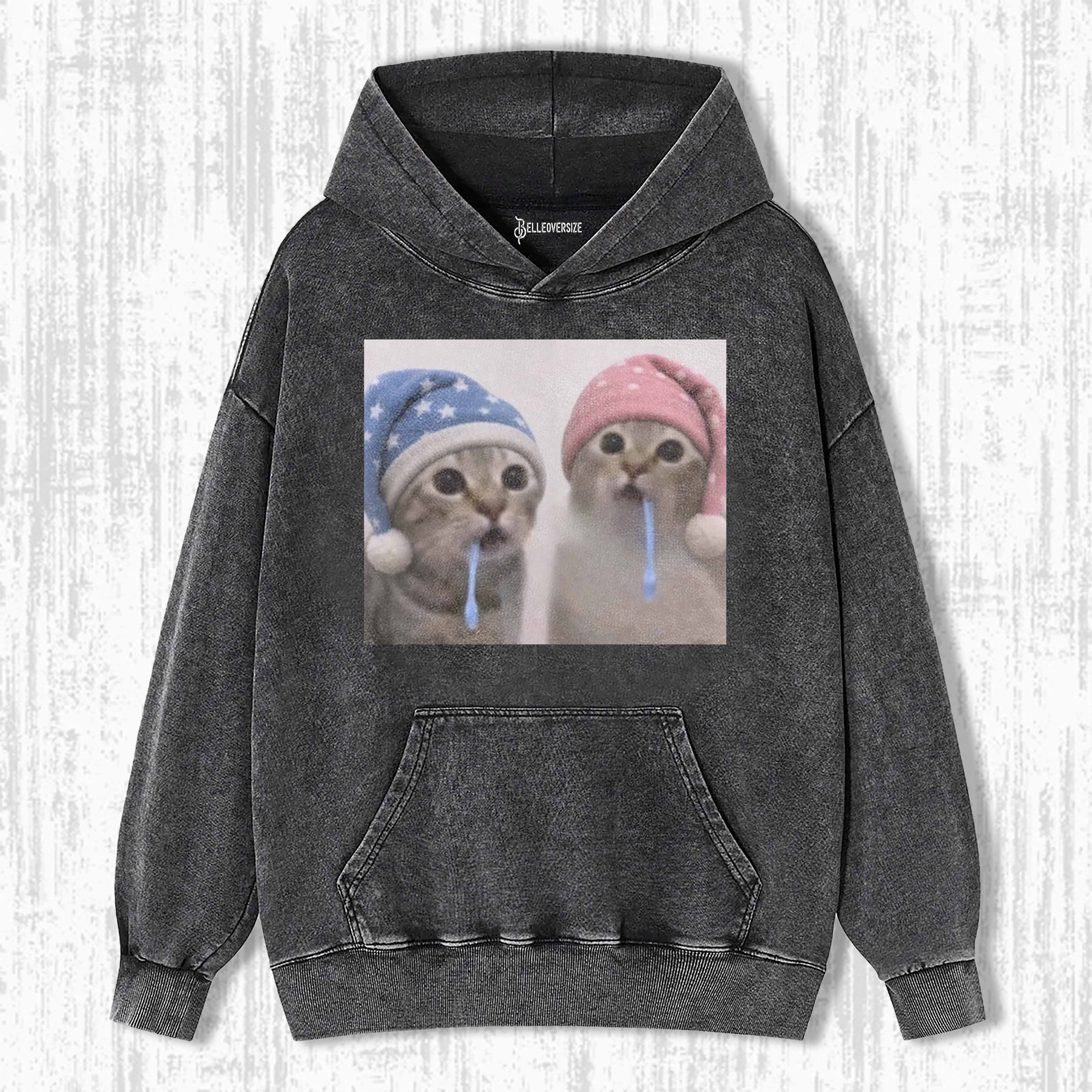 WACKY CAT HOODIE