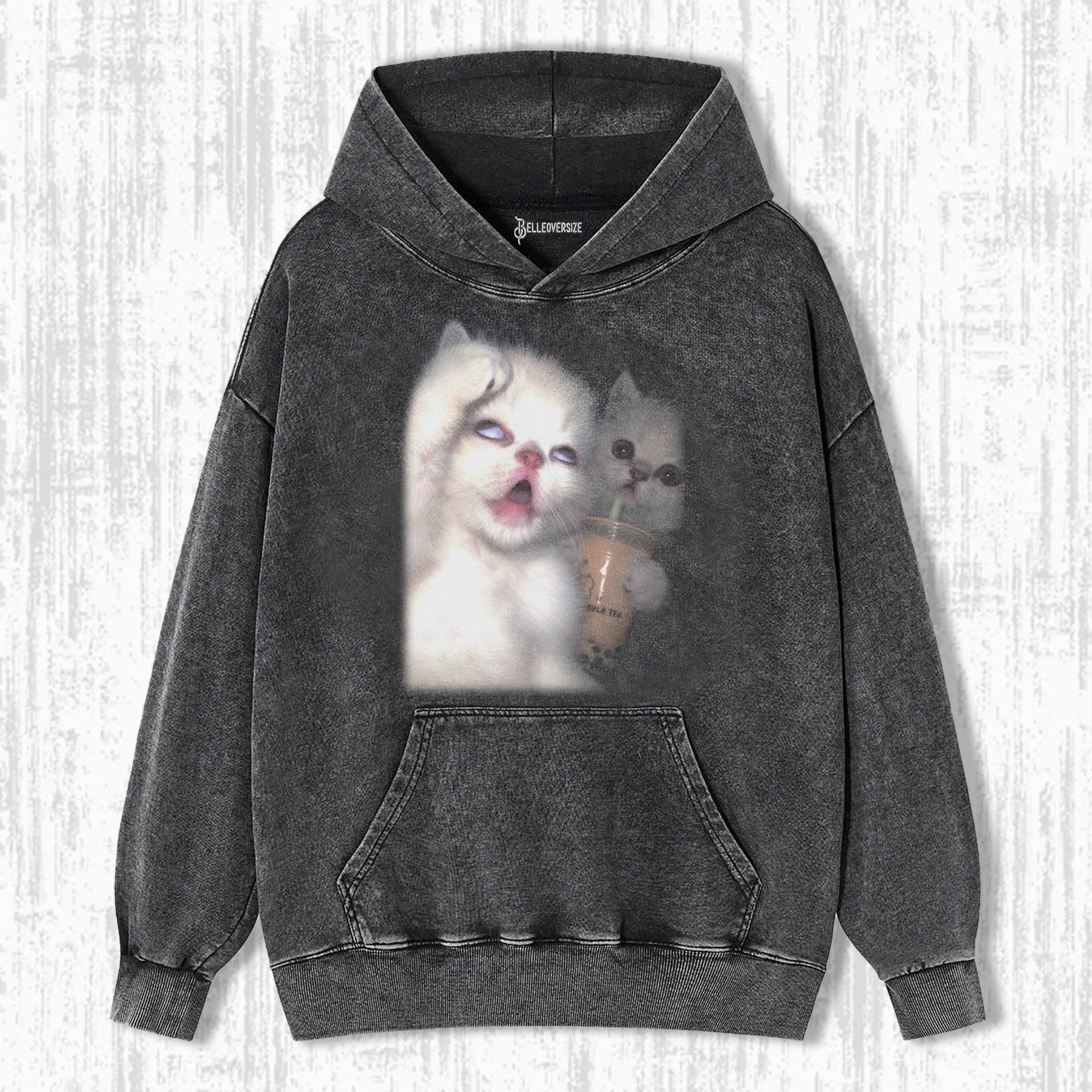 WACKY CAT HOODIE
