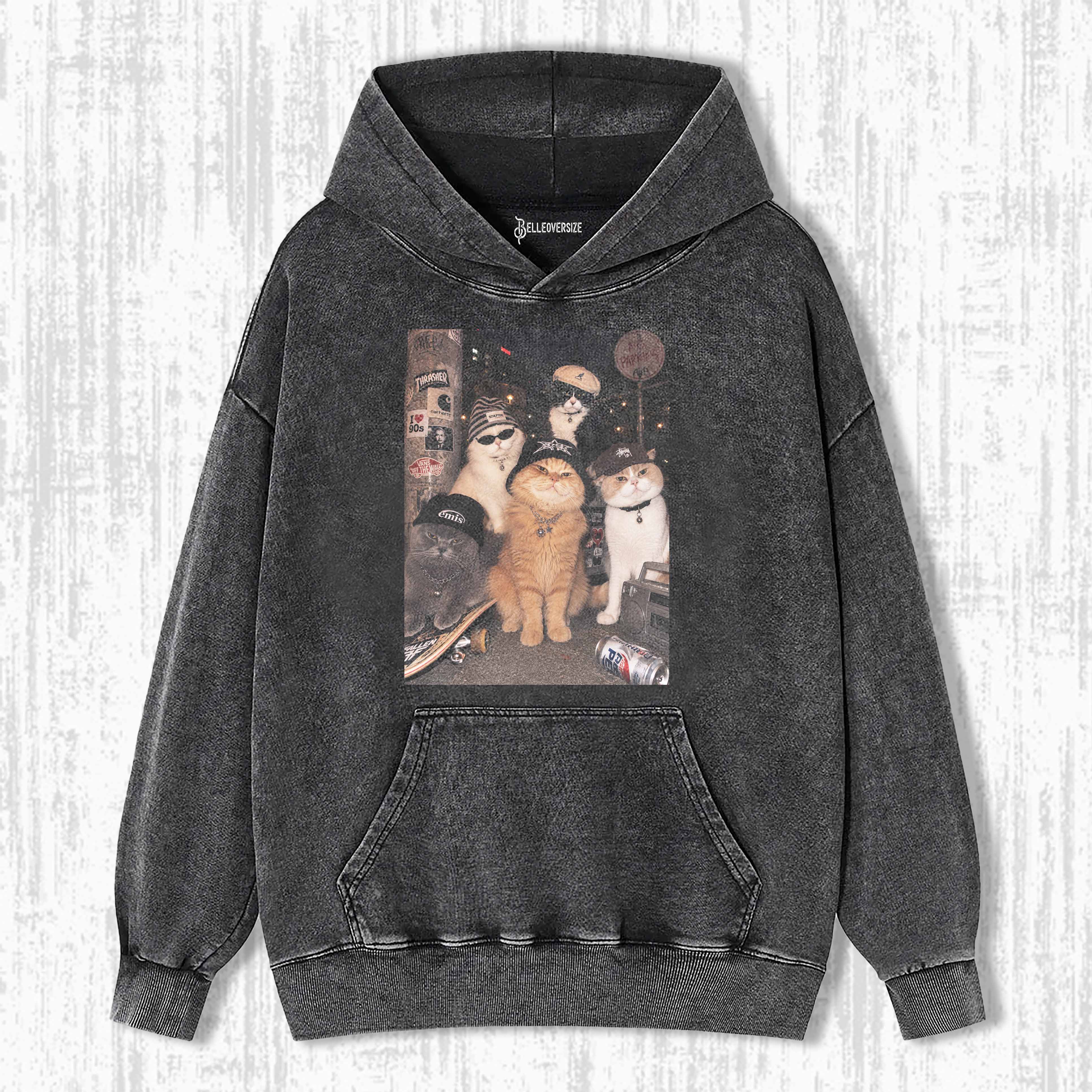 WACKY CAT HOODIE