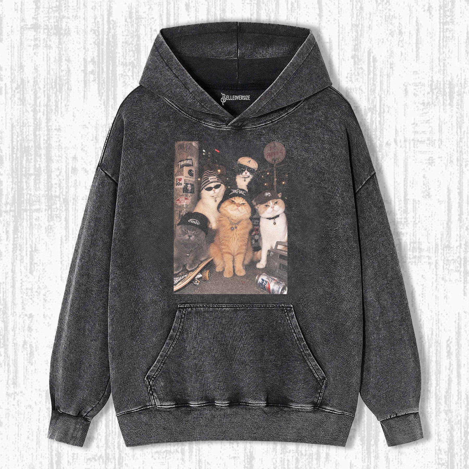 WACKY CAT HOODIE