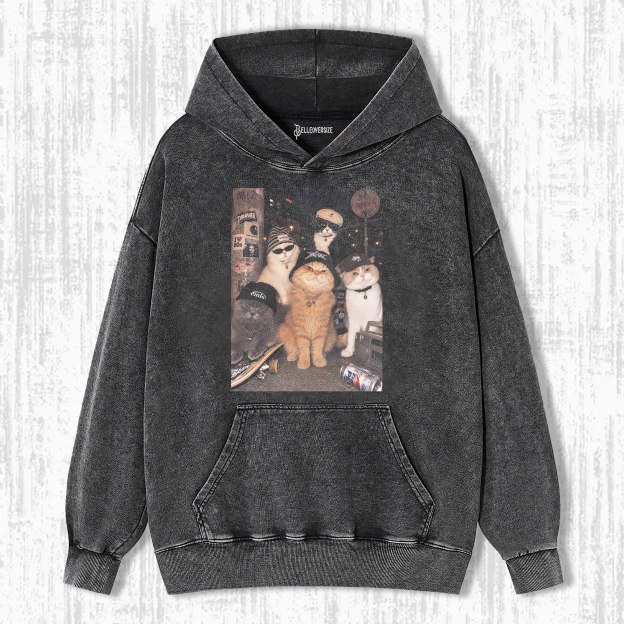 WACKY CAT HOODIE