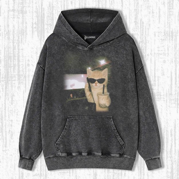 WACKY CAT HOODIE