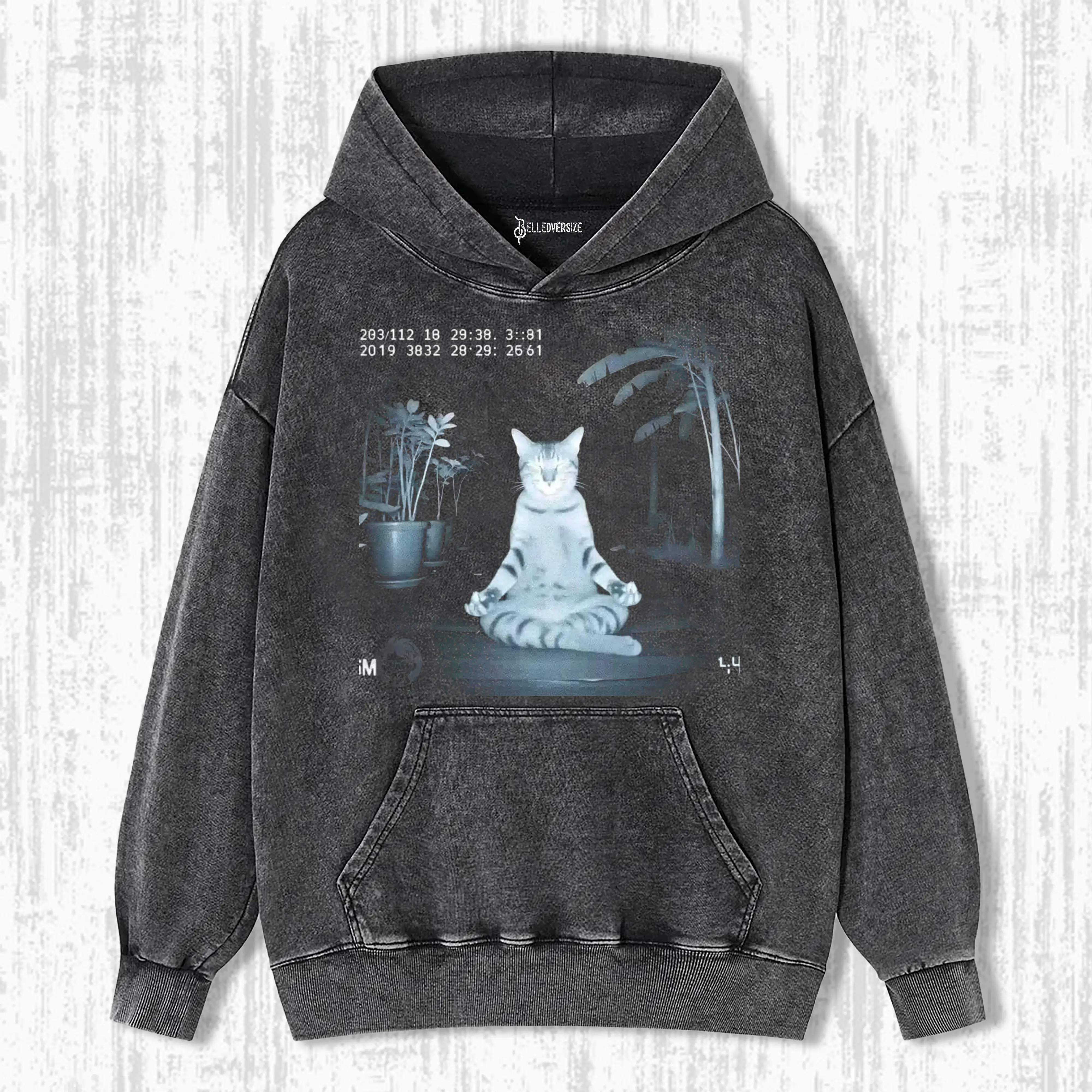 WACKY CAT HOODIE 