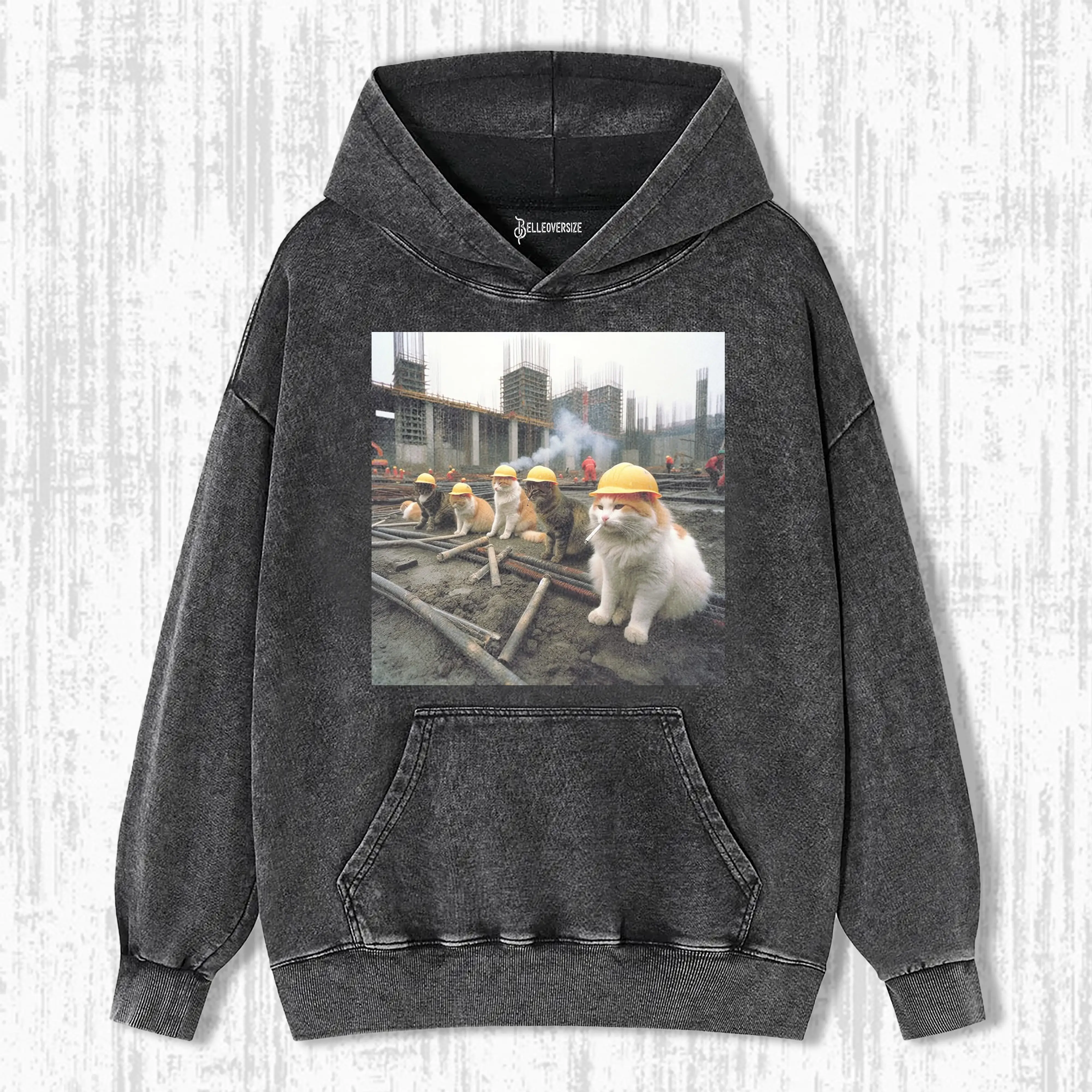 WACKY CAT  HOODIE