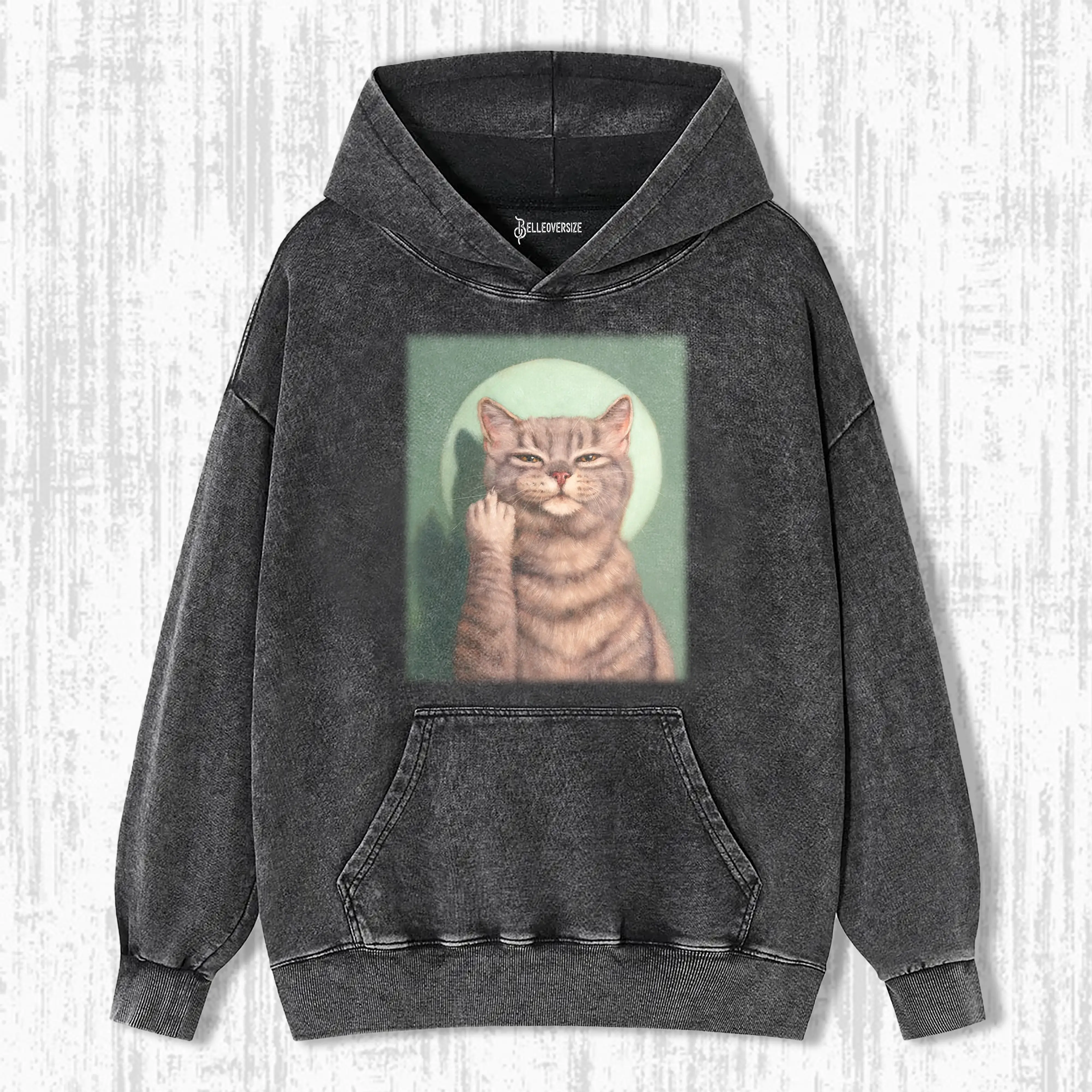 WACKY CAT  HOODIE