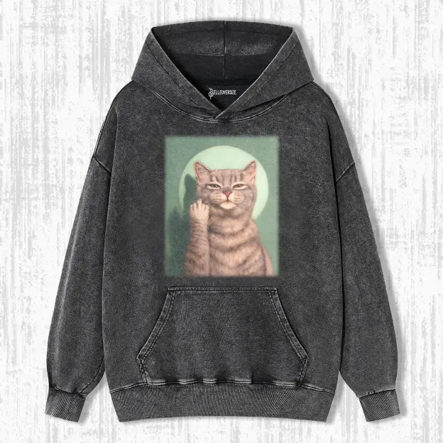 WACKY CAT  HOODIE