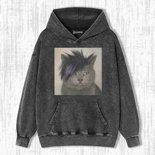 WACKY CAT HOODIE 
