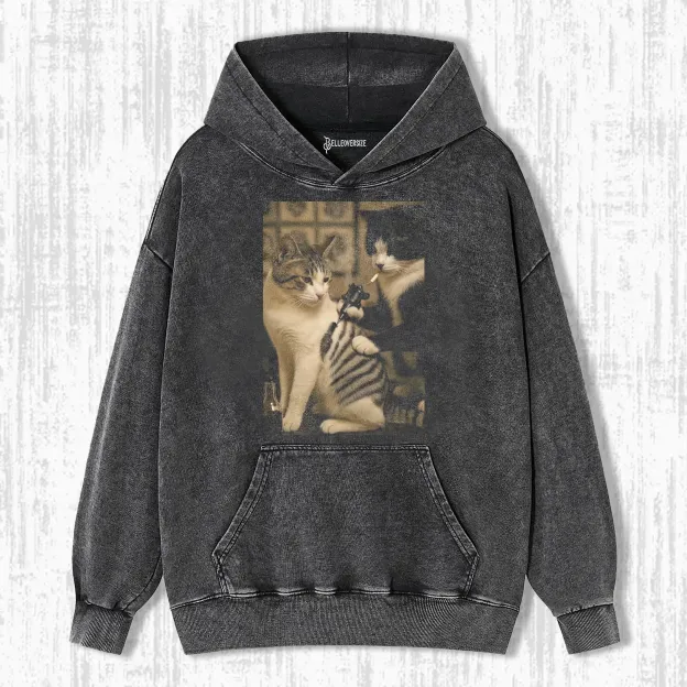 WACKY CAT HOODIE