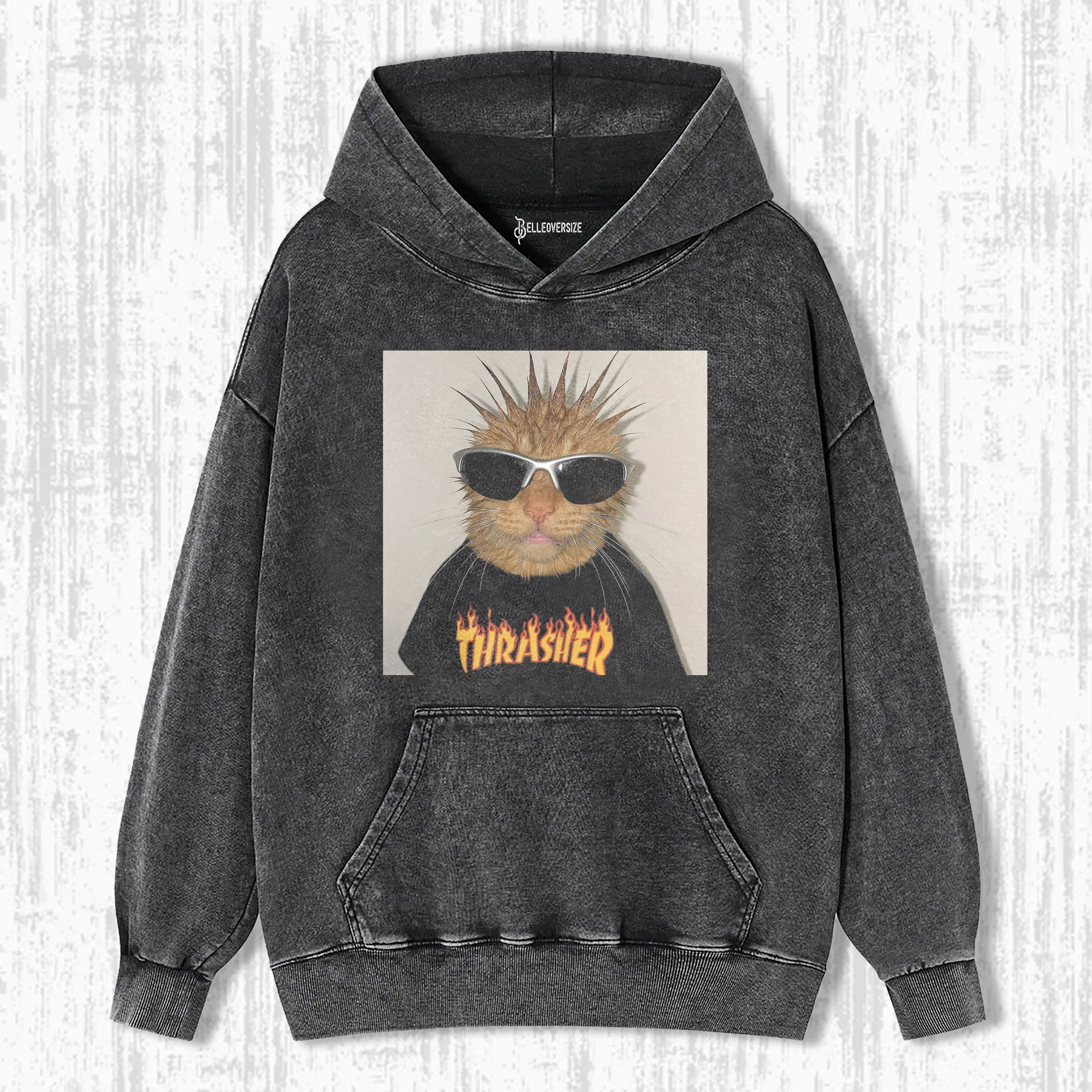 WACKY CAT  HOODIE
