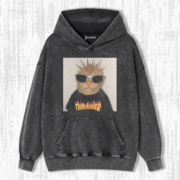 WACKY CAT  HOODIE