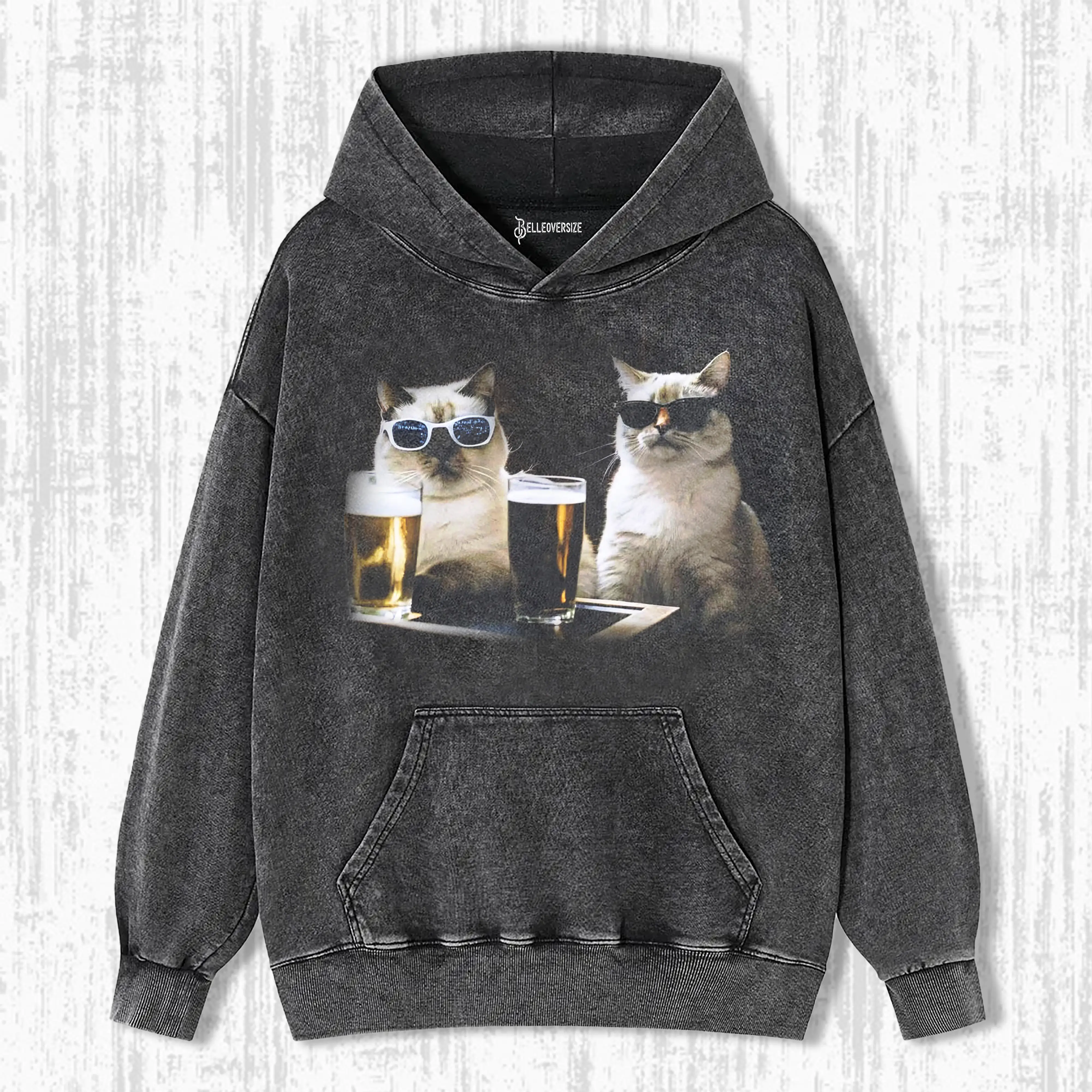 WACKY CAT  HOODIE