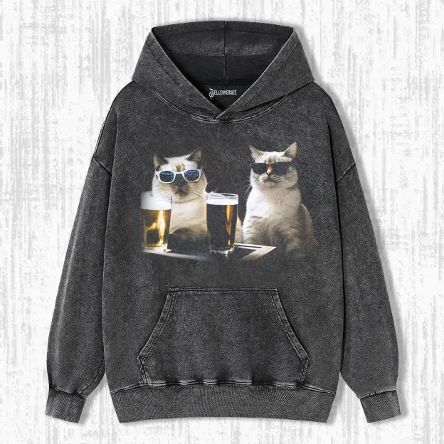 WACKY CAT  HOODIE